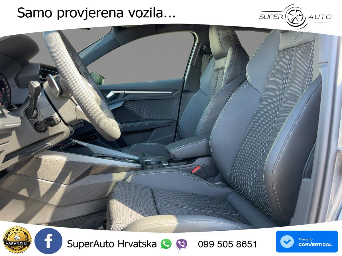 Audi A3 Limuzina 35 TFSI (150 KS) S tronic S line LED+GR SJED+ACC