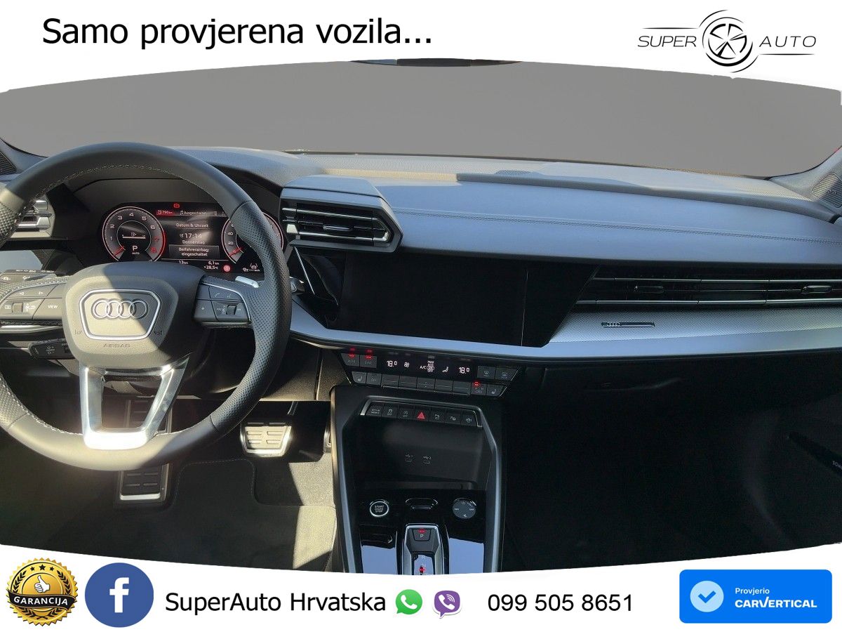 Audi A3 Limuzina 35 TFSI (150 KS) S tronic S line LED+GR SJED+ACC