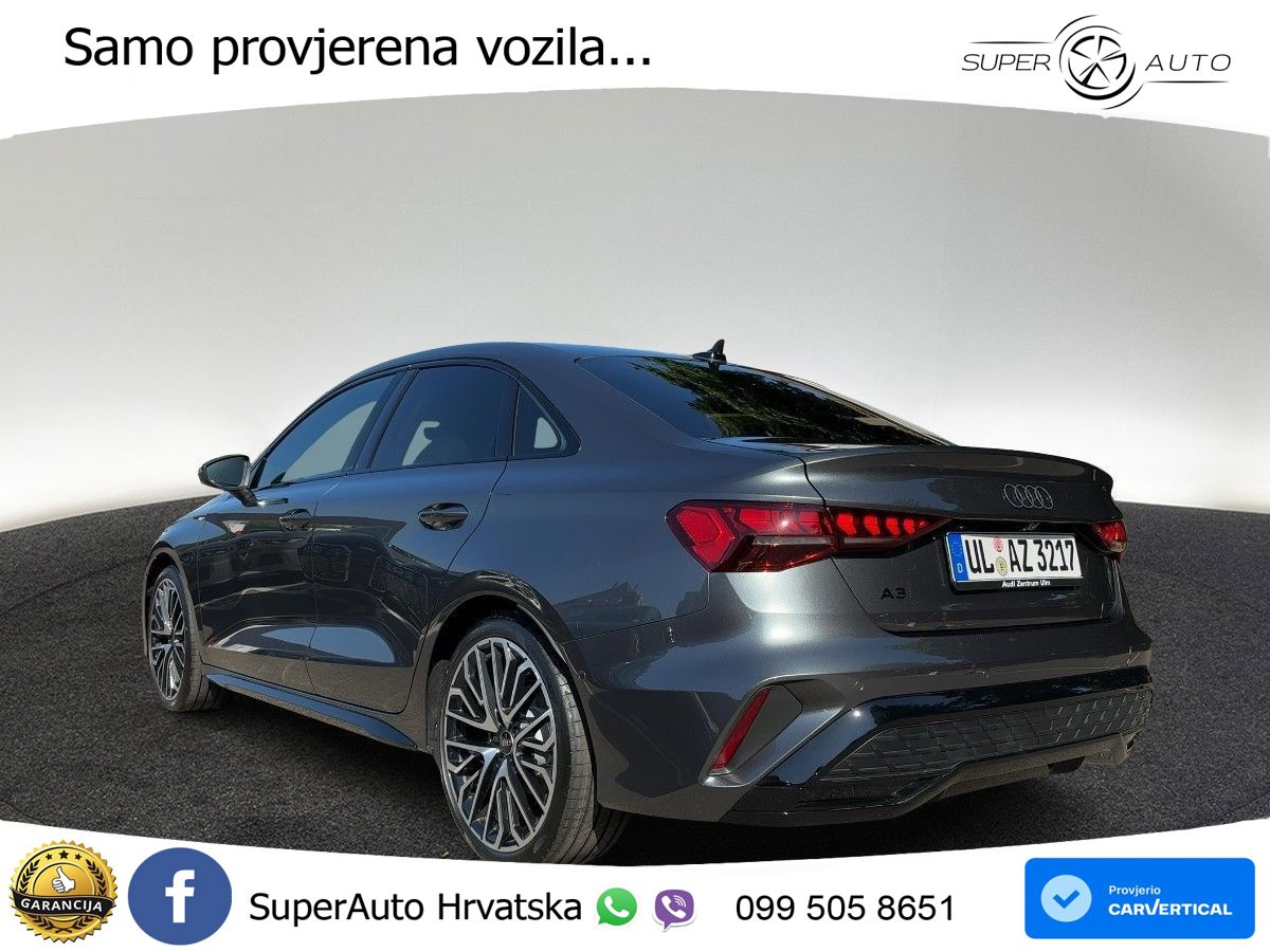 Audi A3 Limuzina 35 TFSI (150 KS) S tronic S line LED+GR SJED+ACC