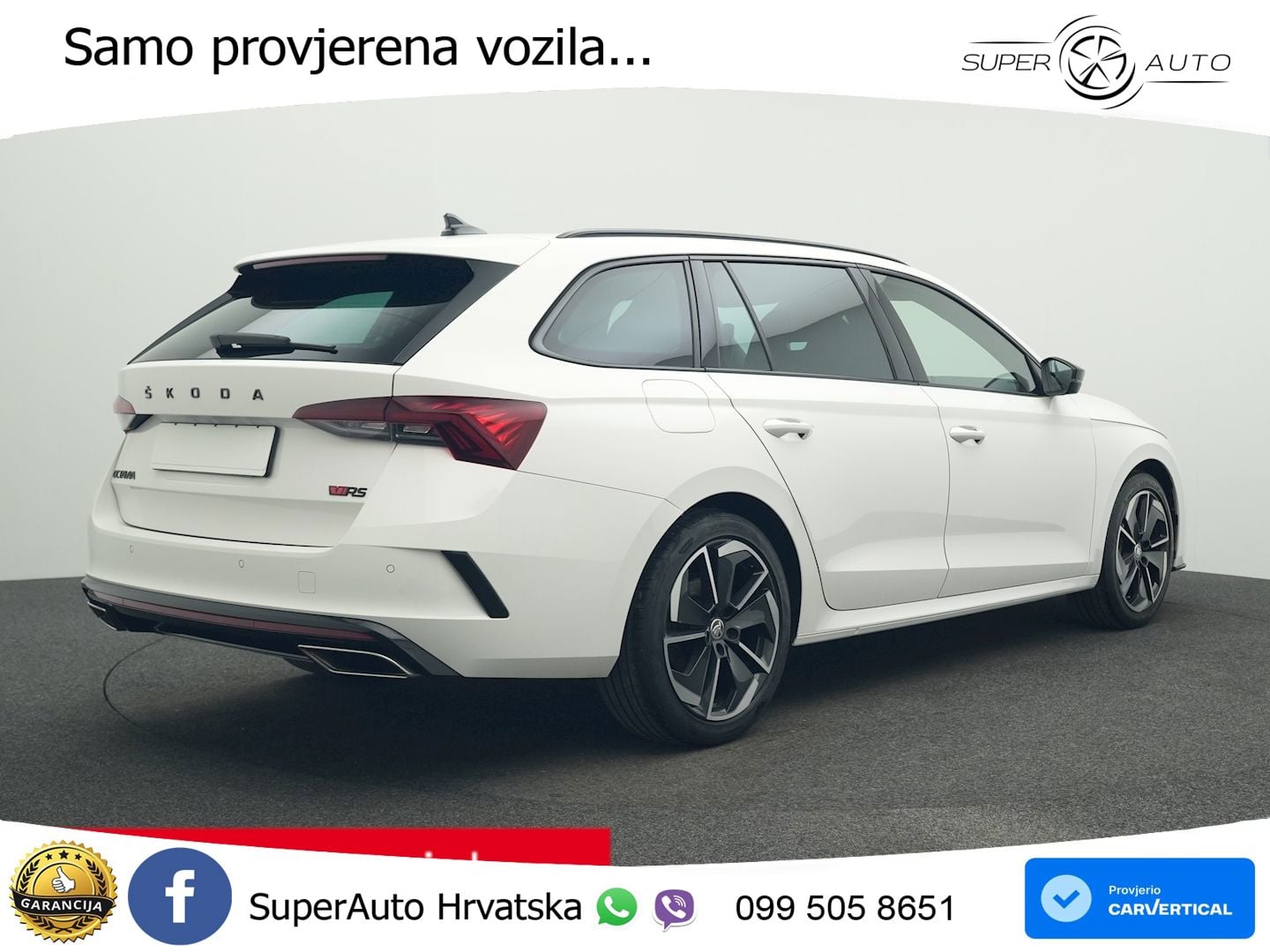 Škoda Octavia Combi RS 2.0 TDI (200 KS) 4x4 DSG LED+GR SJED+ACC