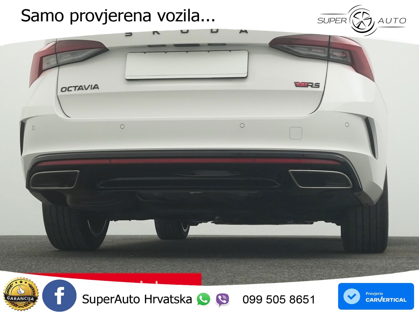 Škoda Octavia Combi RS 2.0 TDI (200 KS) 4x4 DSG LED+GR SJED+ACC