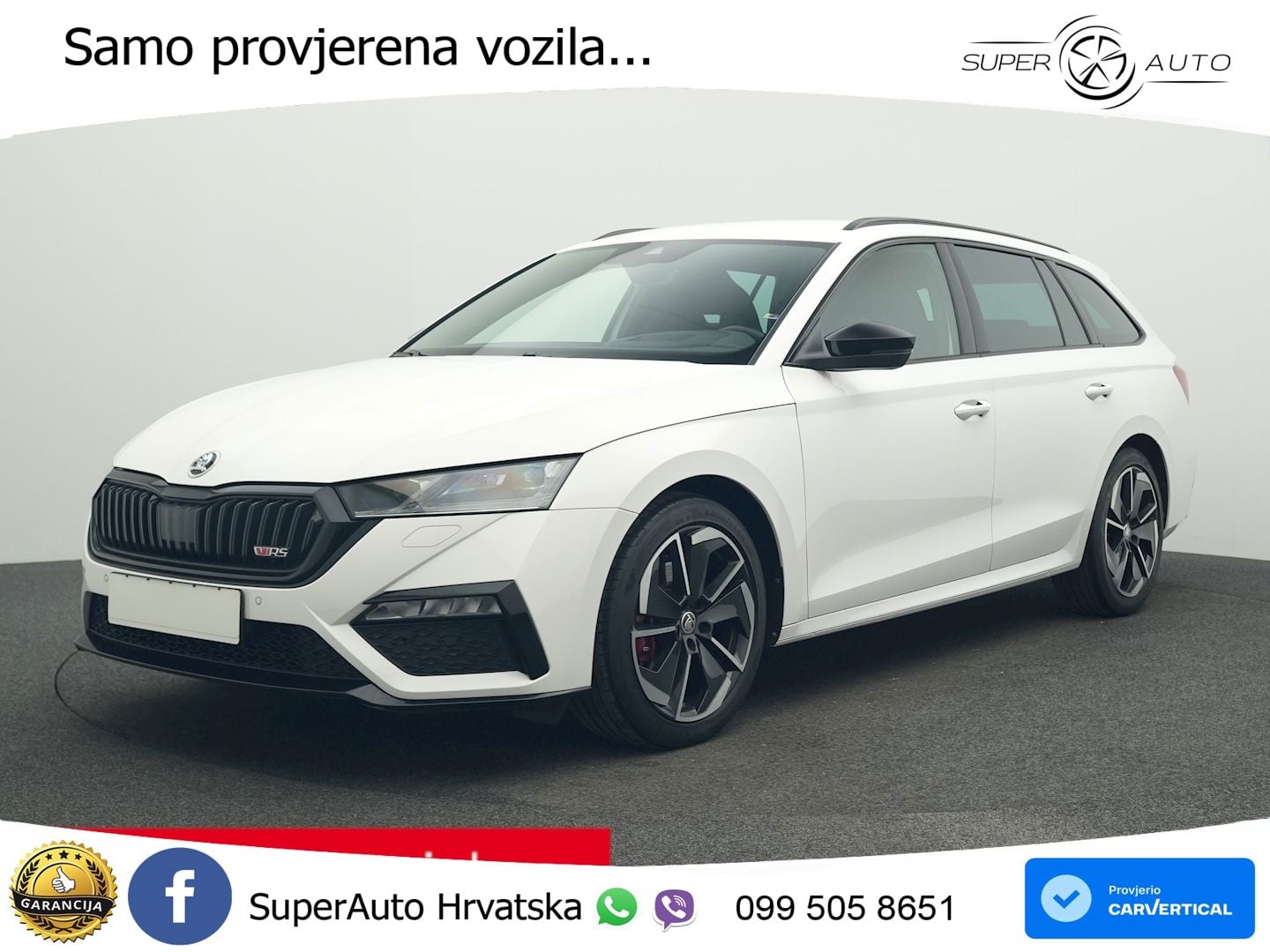 Škoda Octavia Combi RS 2.0 TDI (200 KS) 4x4 DSG LED+GR SJED+ACC