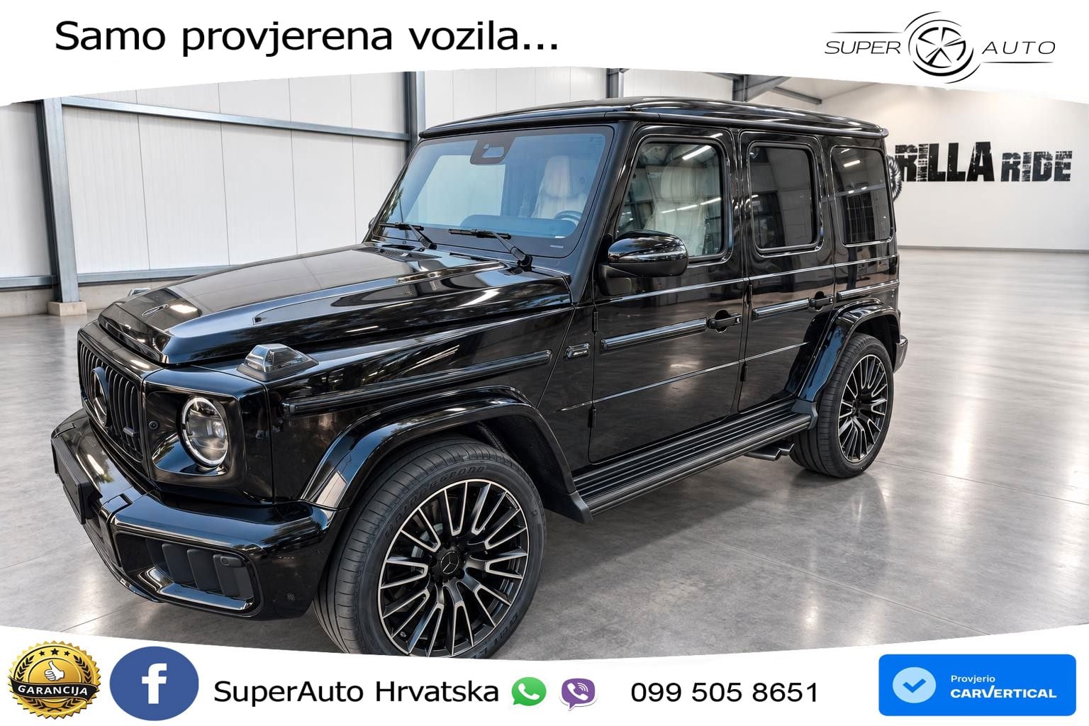 Mercedes AMG G 63 Long V8 (585 KS) 4MATIC 9G-TRONIC AMG SPEEDSHIFT TCT LED+GR SJED+ACC