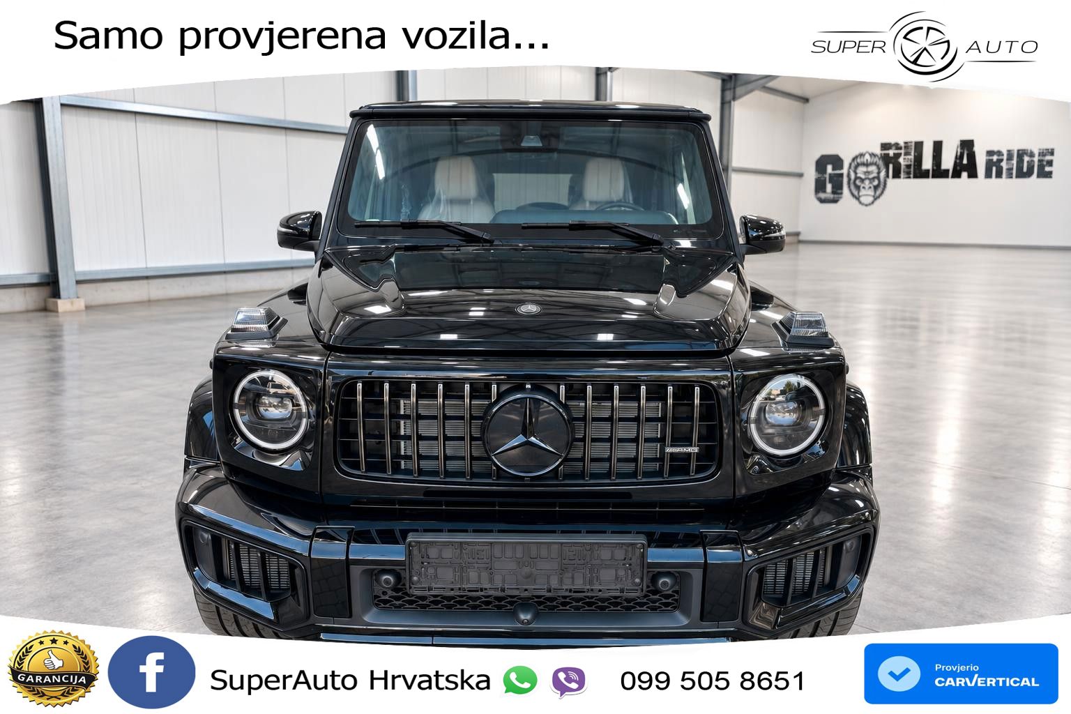 Mercedes AMG G 63 Long V8 (585 KS) 4MATIC 9G-TRONIC AMG SPEEDSHIFT TCT LED+GR SJED+ACC