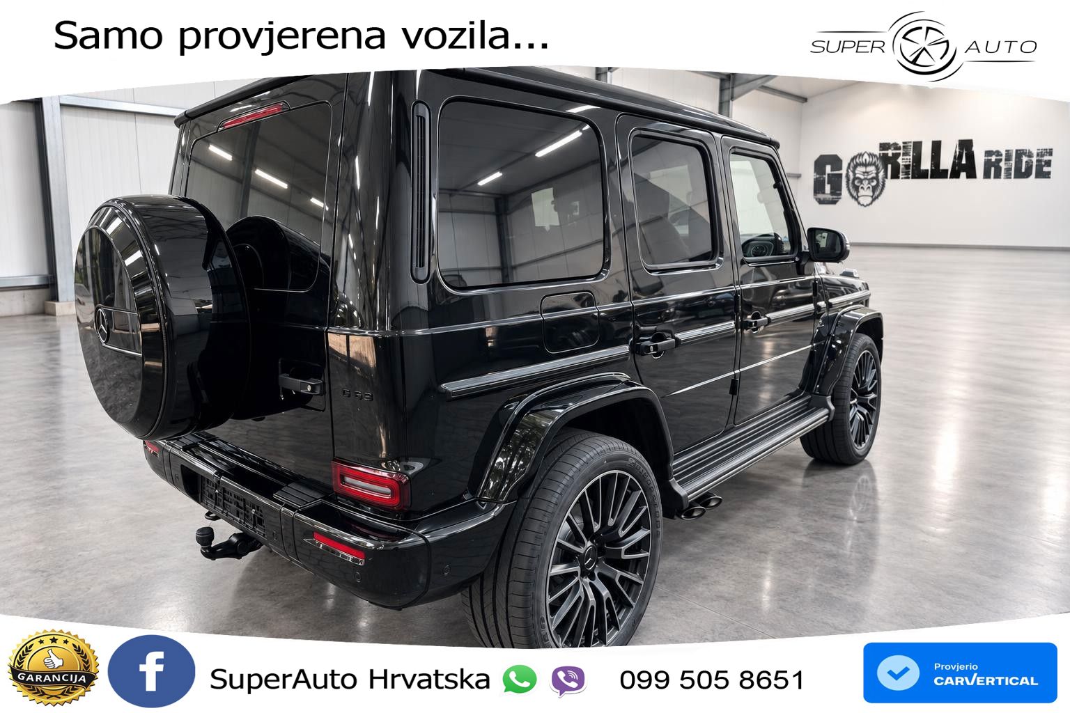 Mercedes AMG G 63 Long V8 (585 KS) 4MATIC 9G-TRONIC AMG SPEEDSHIFT TCT LED+GR SJED+ACC
