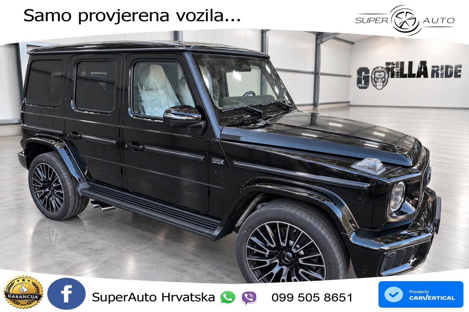 Mercedes AMG G 63 Long V8 (585 KS) 4MATIC 9G-TRONIC AMG SPEEDSHIFT TCT LED+GR SJED+ACC