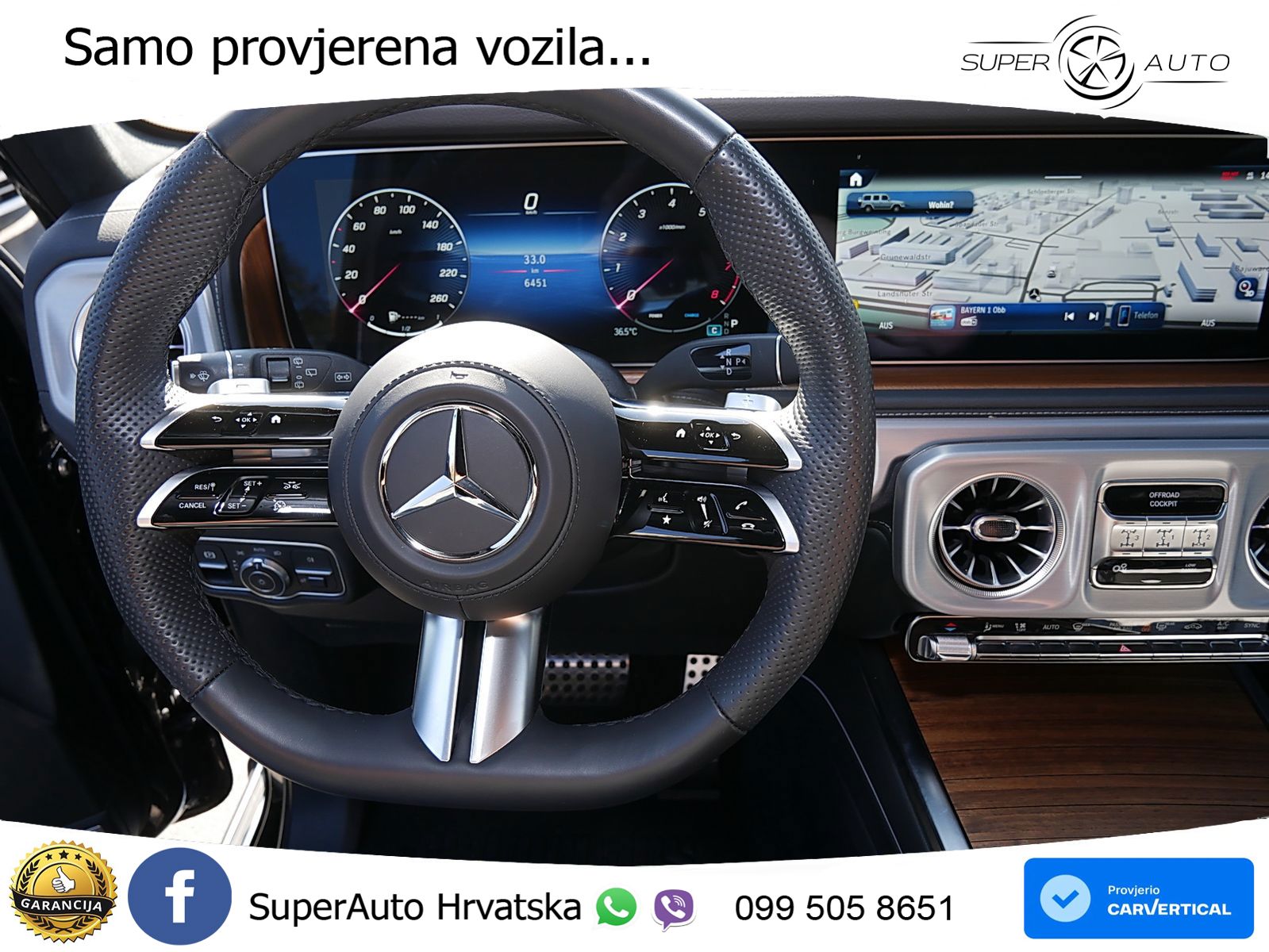 Mercedes G 500 Long (449 KS) 4MATIC 9G-TRONIC AMG LED+ACC