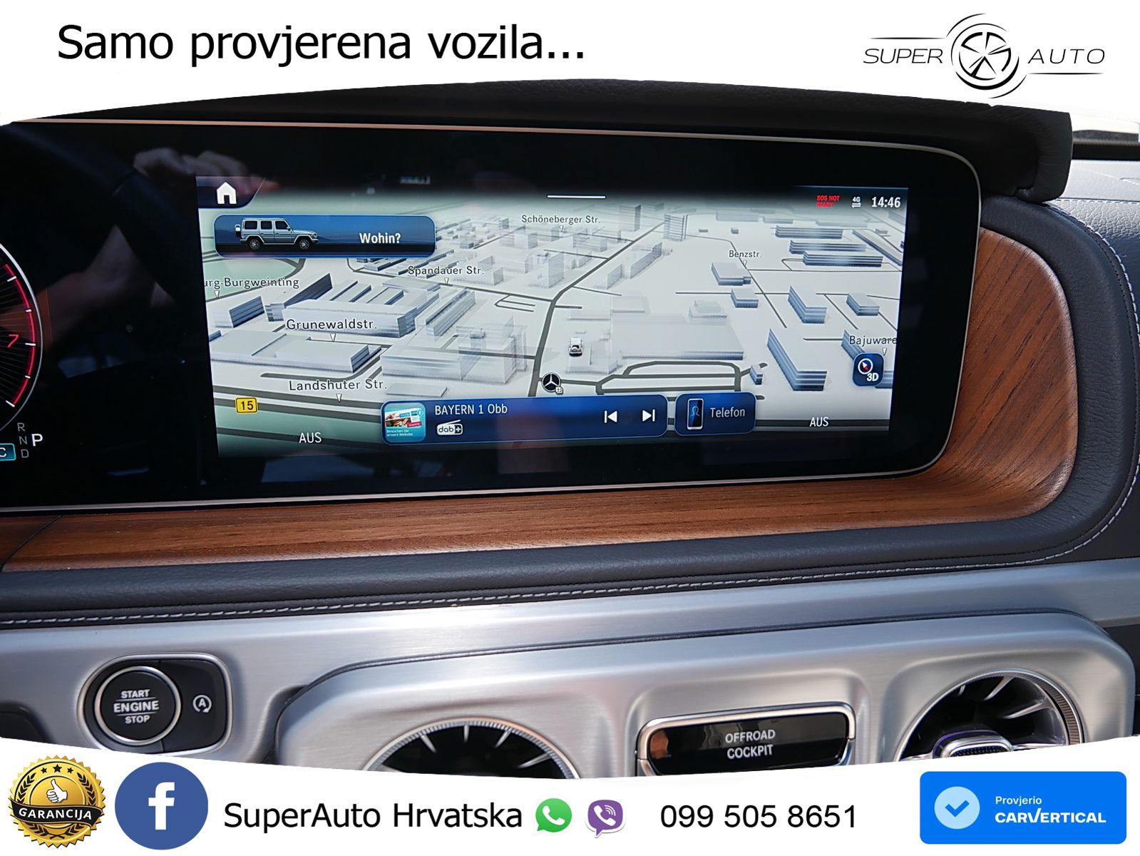 Mercedes G 500 Long (449 KS) 4MATIC 9G-TRONIC AMG LED+ACC