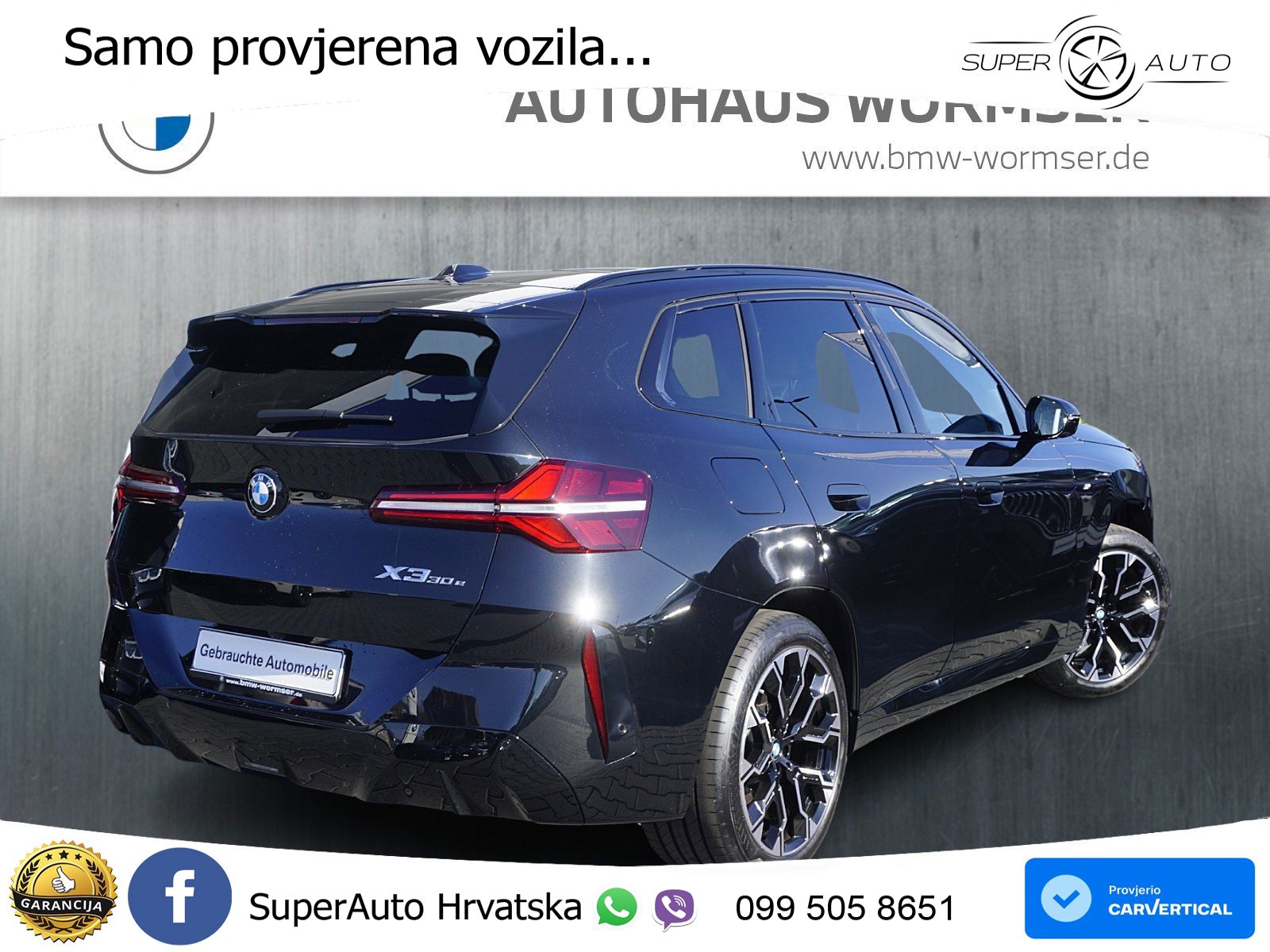 BMW X3 30e xDrive Steptronic M Sport LED+GR SJED+ACC
