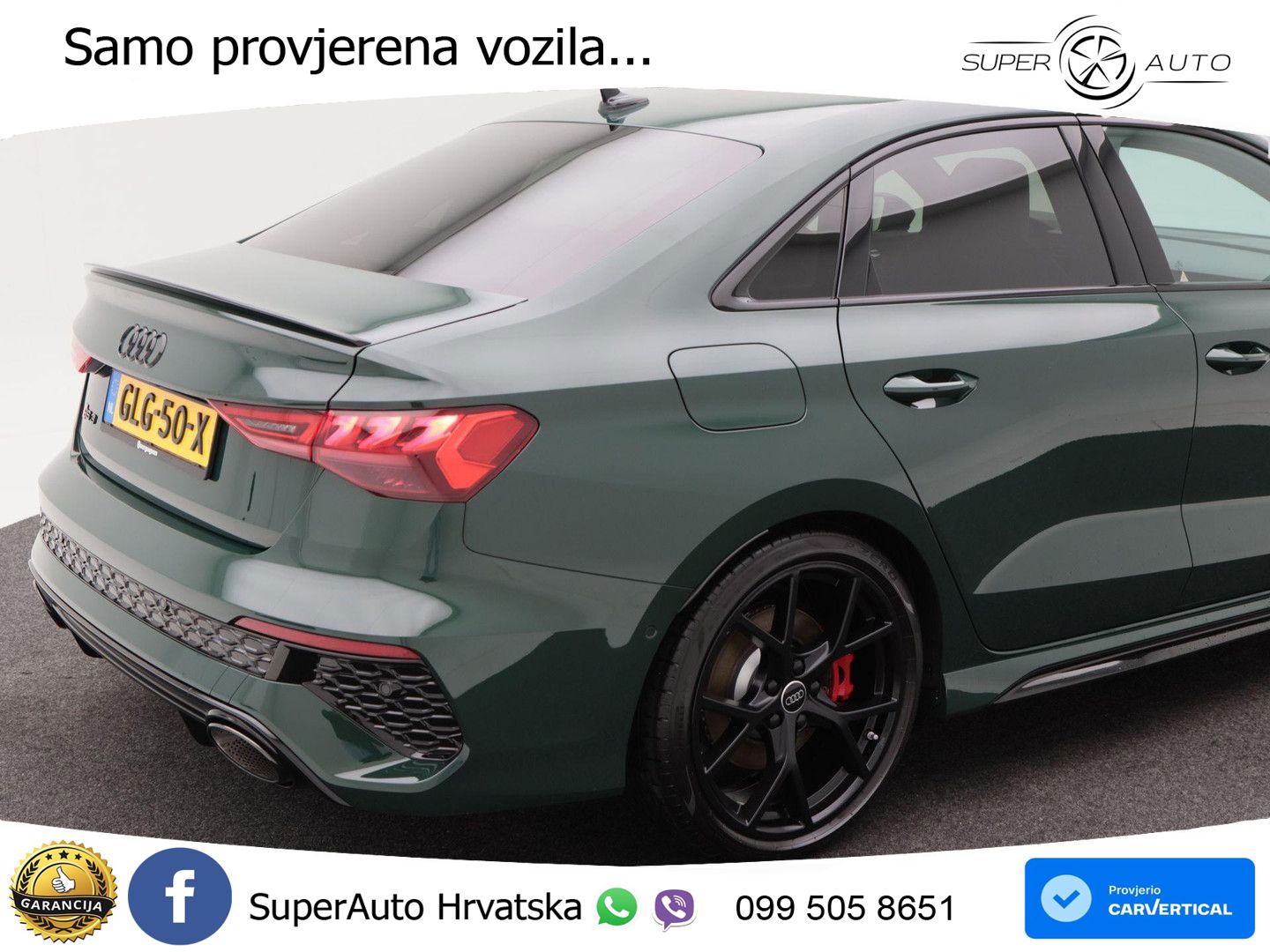 Audi RS3 Sedan 2.5 TFSI (400 KS) quattro S tronic LED+GR SJED+ACC