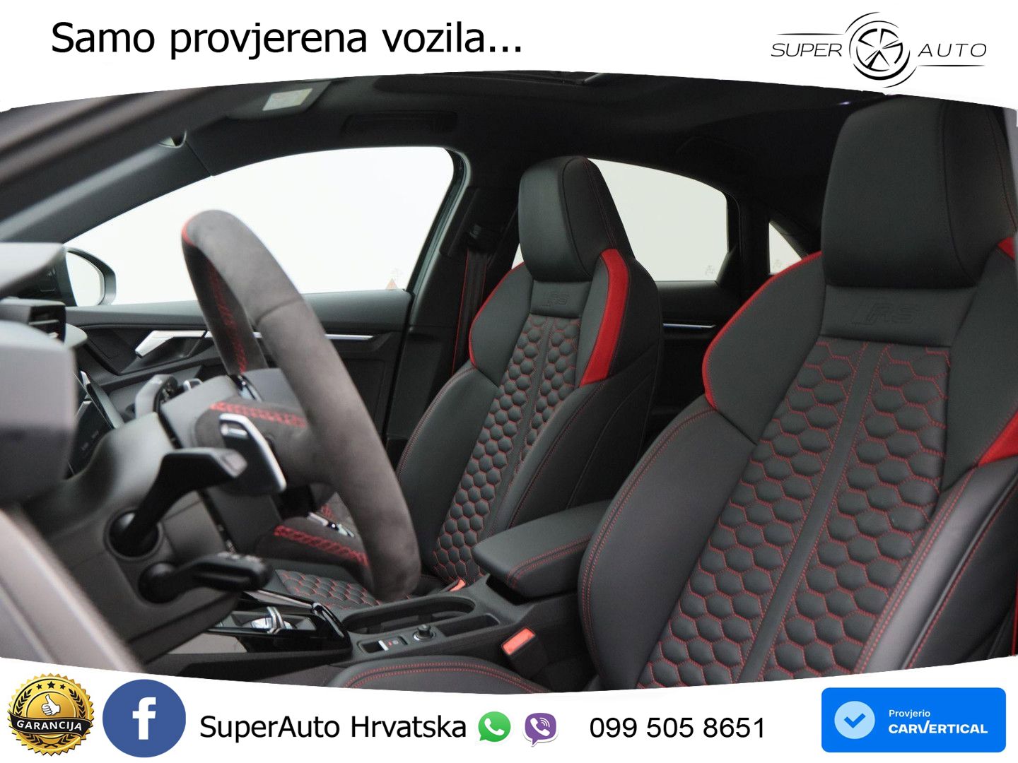 Audi RS3 Sedan 2.5 TFSI (400 KS) quattro S tronic LED+GR SJED+ACC