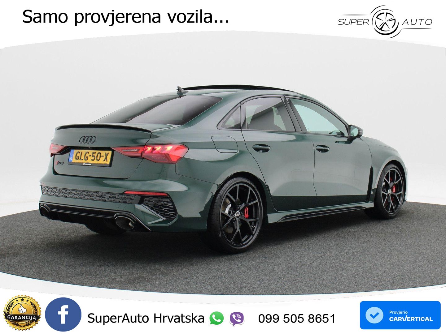 Audi RS3 Sedan 2.5 TFSI (400 KS) quattro S tronic LED+GR SJED+ACC