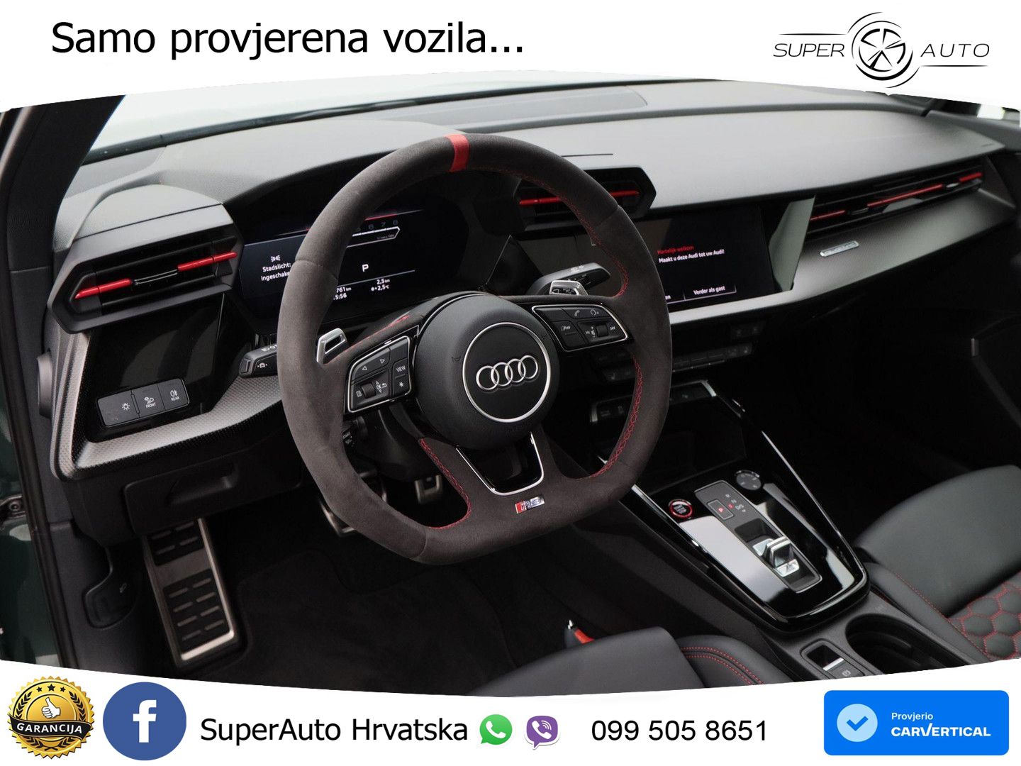 Audi RS3 Sedan 2.5 TFSI (400 KS) quattro S tronic LED+GR SJED+ACC