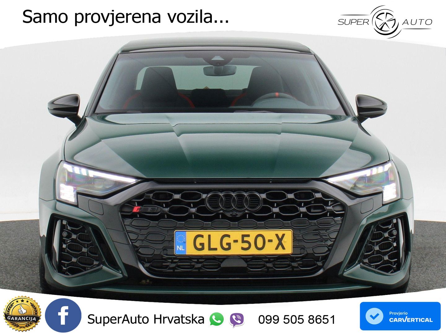 Audi RS3 Sedan 2.5 TFSI (400 KS) quattro S tronic LED+GR SJED+ACC