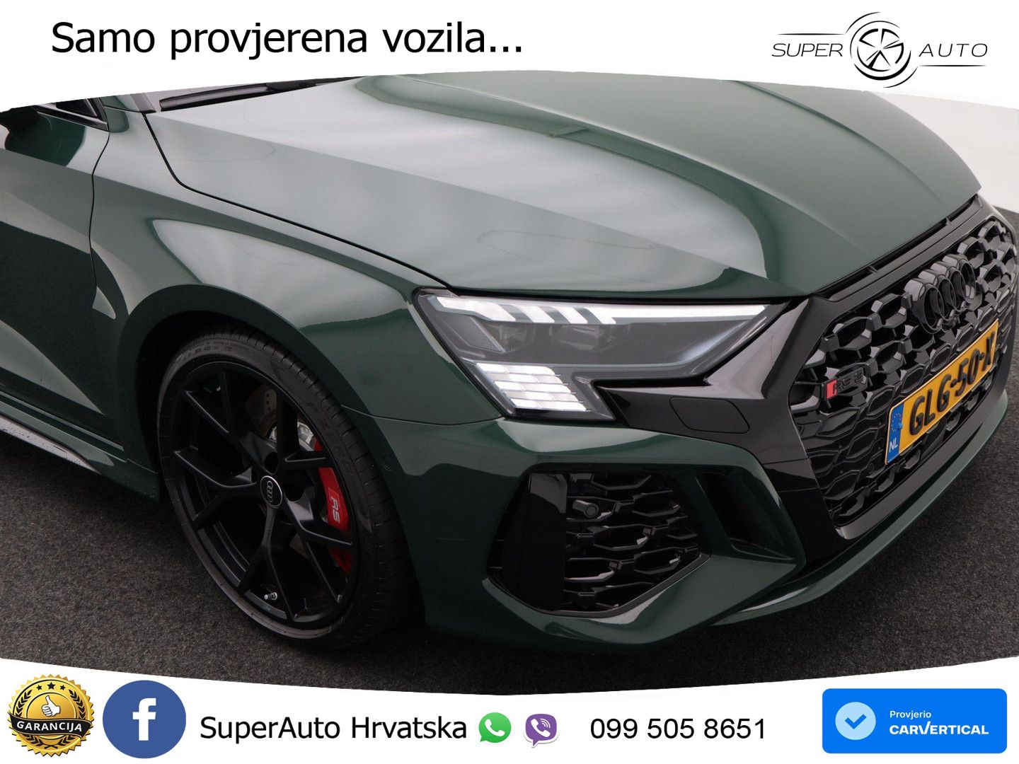 Audi RS3 Sedan 2.5 TFSI (400 KS) quattro S tronic LED+GR SJED+ACC