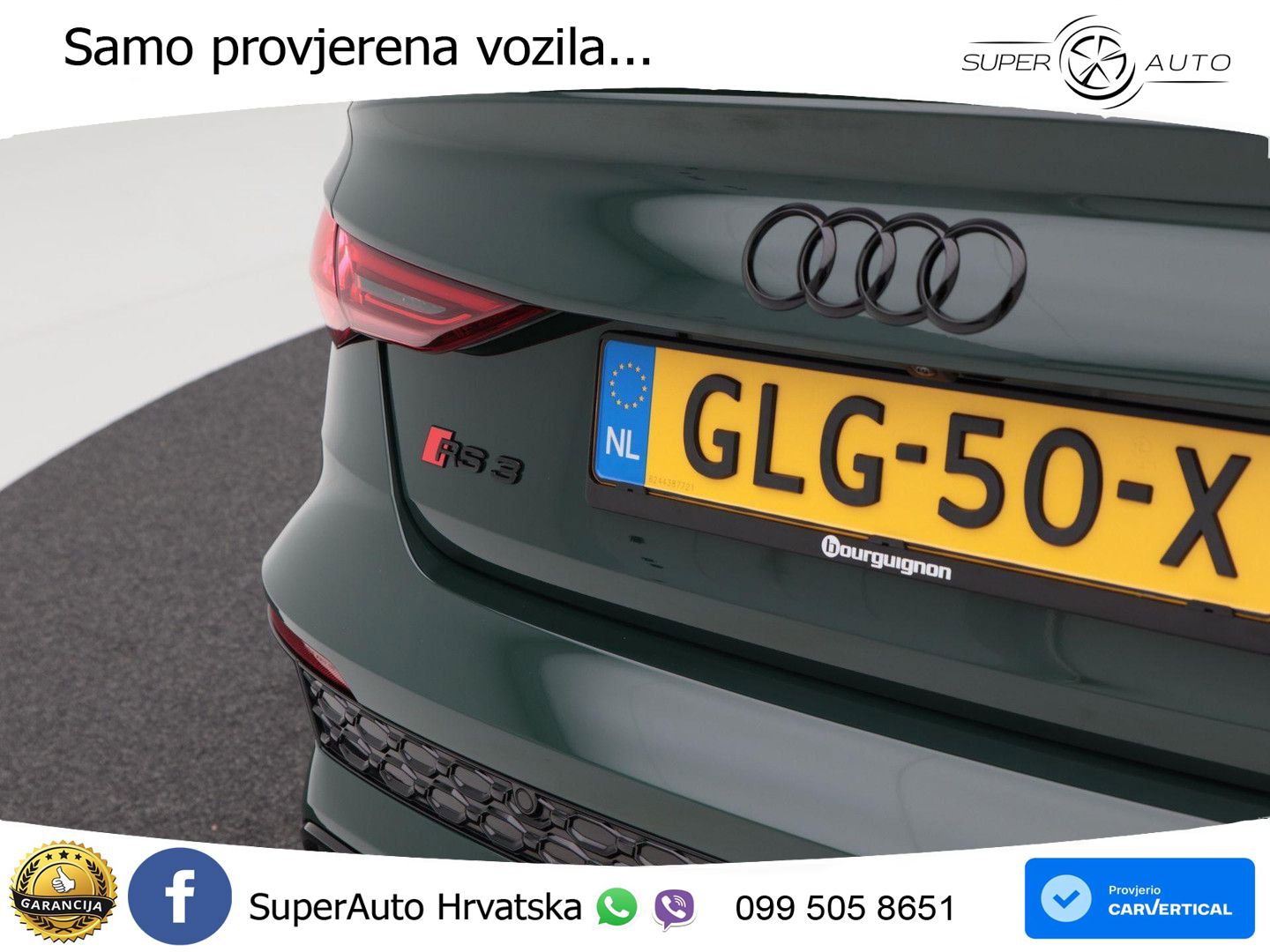 Audi RS3 Sedan 2.5 TFSI (400 KS) quattro S tronic LED+GR SJED+ACC