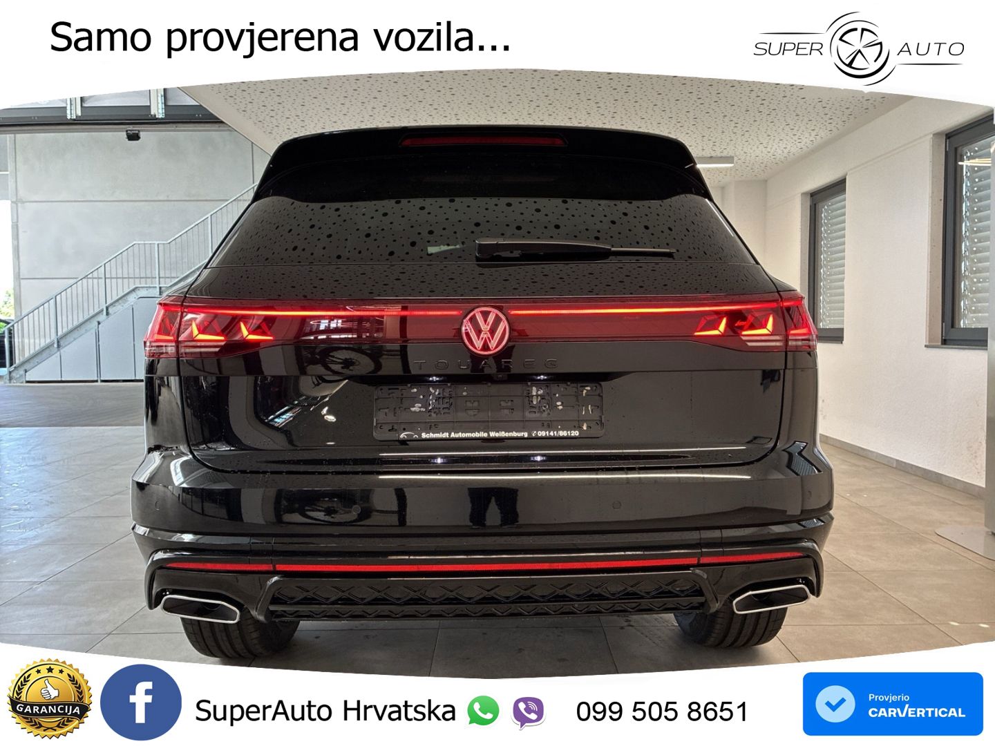 Volkswagen Touareg 3.0 V6 TDI (286 KS) 4MOTION Tiptronic ZRAČNI+ACC+GR SJED+KAM+PANO