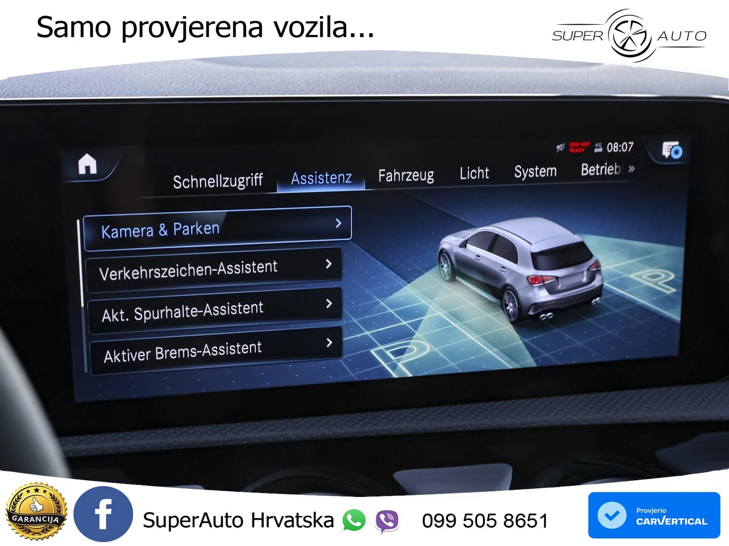 Mercedes-Benz AMG A 45 S 4MATIC+ AMG SPEEDSHIFT DCT 8G ACC+HEAD+GR SJED+360+PANO