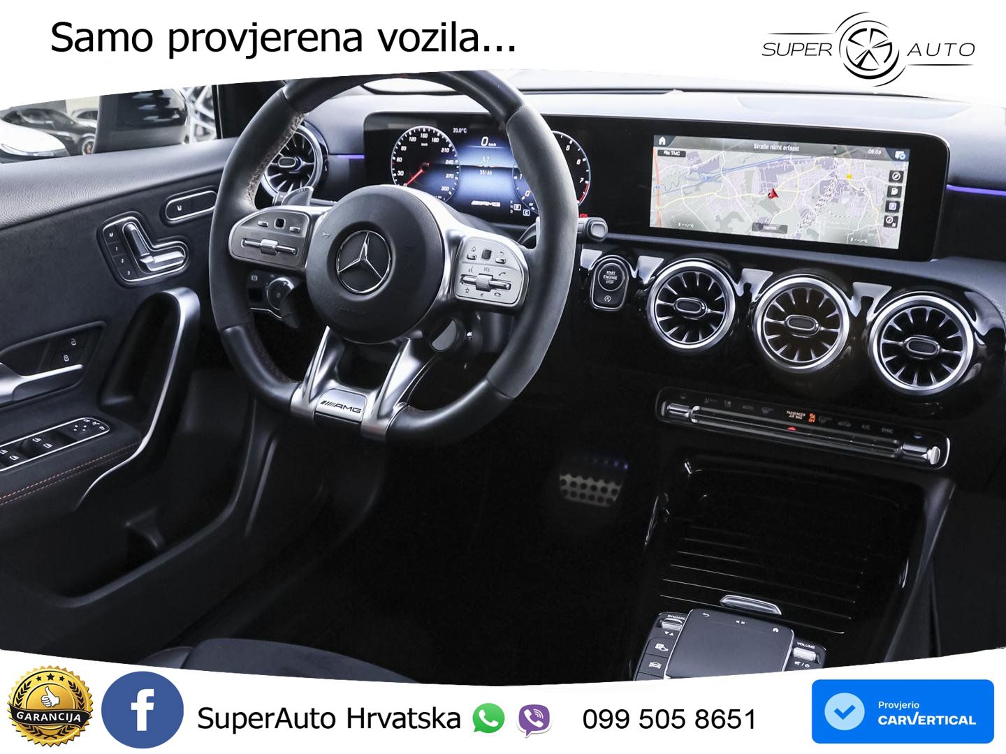 Mercedes-Benz AMG A 45 S 4MATIC+ AMG SPEEDSHIFT DCT 8G ACC+HEAD+GR SJED+360+PANO
