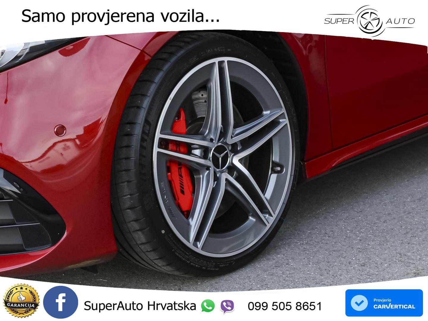 Mercedes-Benz AMG A 45 S 4MATIC+ AMG SPEEDSHIFT DCT 8G ACC+HEAD+GR SJED+360+PANO