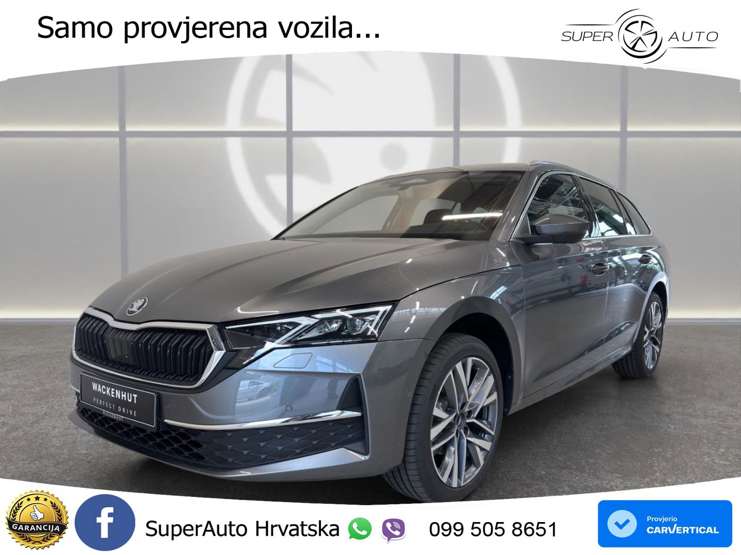 Škoda Octavia Combi 1.5 TSI (150 KS) DSG LED+GR SJED+ACC
