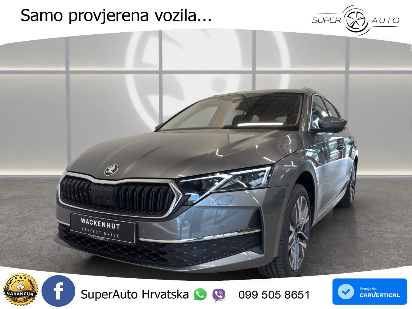 Škoda Octavia Combi 1.5 TSI (150 KS) DSG LED+GR SJED+ACC