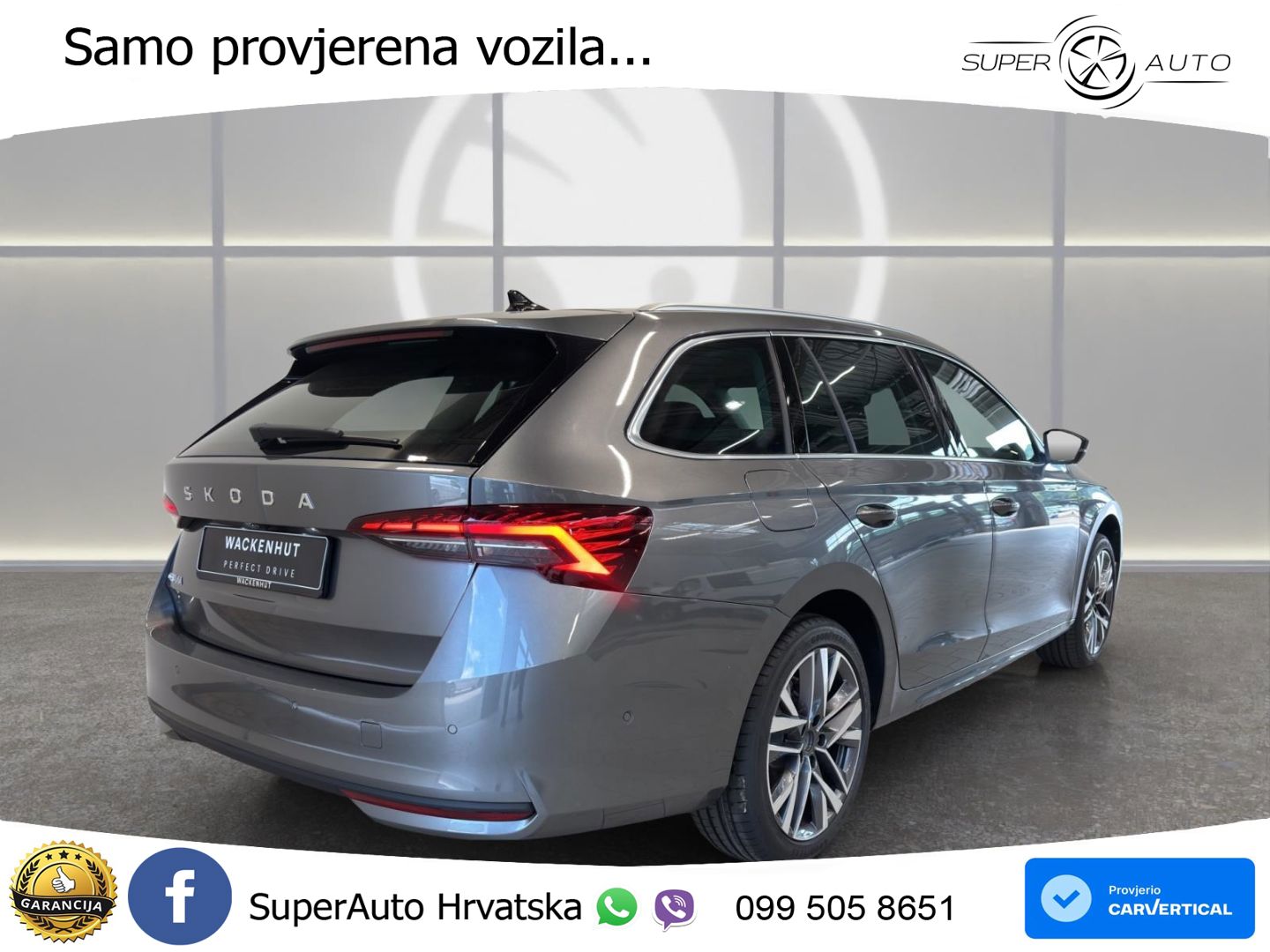 Škoda Octavia Combi 1.5 TSI (150 KS) DSG LED+GR SJED+ACC