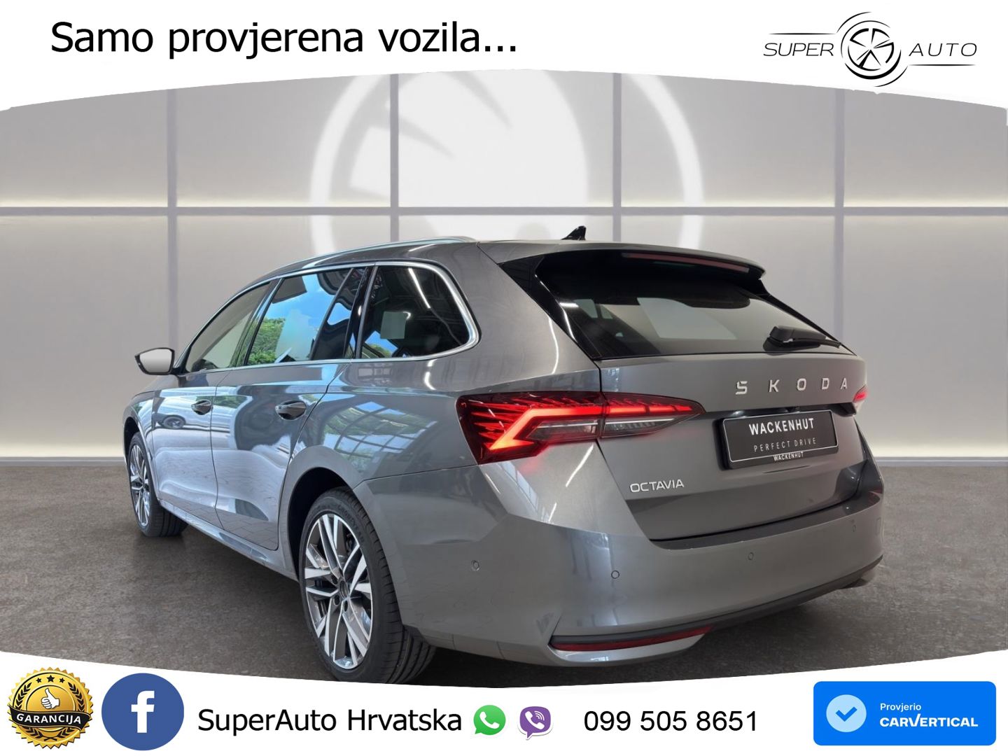 Škoda Octavia Combi 1.5 TSI (150 KS) DSG LED+GR SJED+ACC