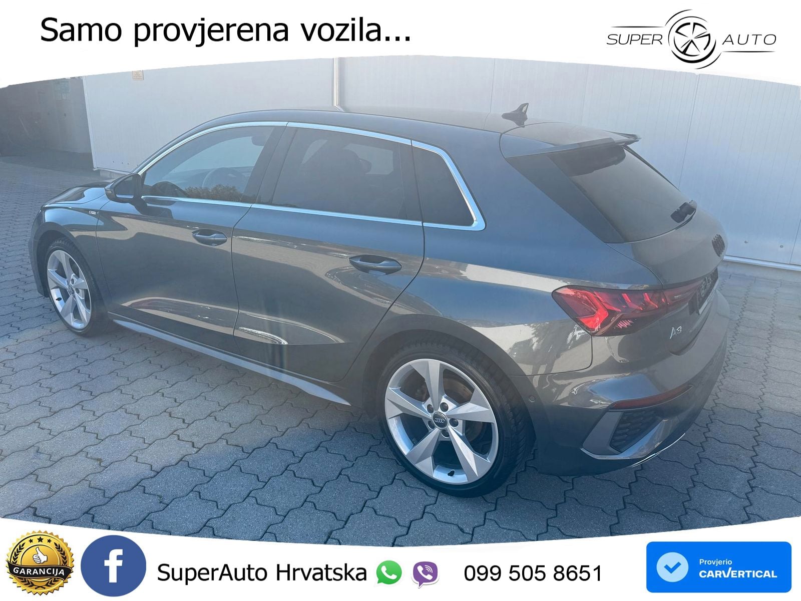 Audi A3 40 TFSI (190 KS) quattro S tronic S line LED+GR SJED+ACC