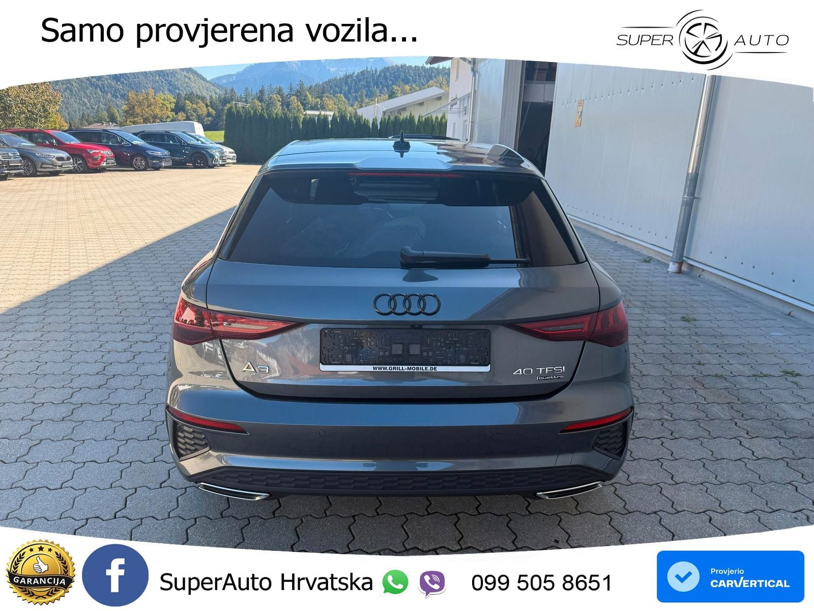 Audi A3 40 TFSI (190 KS) quattro S tronic S line LED+GR SJED+ACC