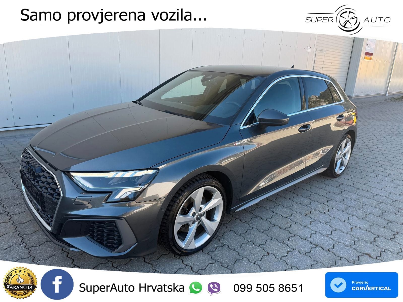 Audi A3 40 TFSI (190 KS) quattro S tronic S line LED+GR SJED+ACC
