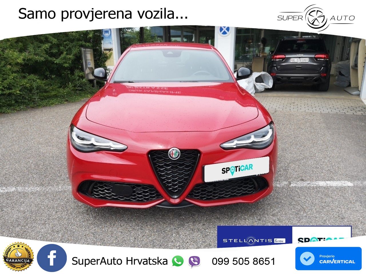 Alfa Romeo Giulia 2.0 Turbo (280 KS) Q4 Automatic LED+GR SJED+ACC
