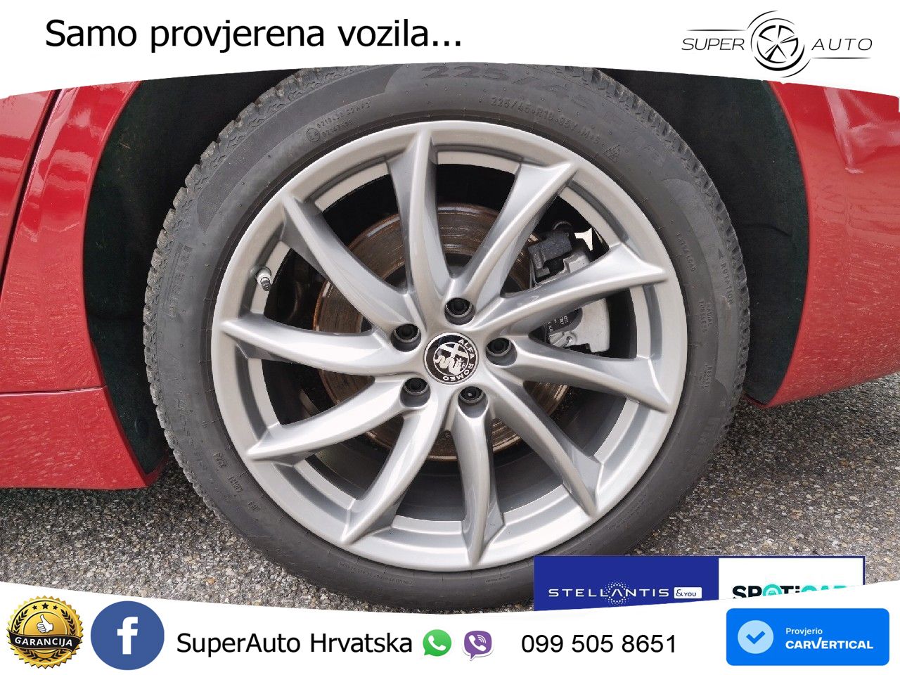 Alfa Romeo Giulia 2.0 Turbo (280 KS) Q4 Automatic LED+GR SJED+ACC