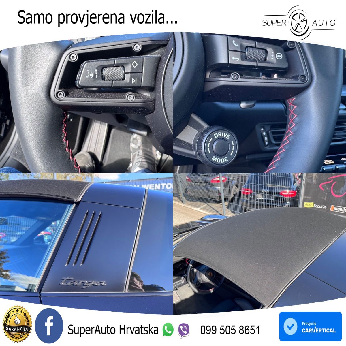 Porsche 911 Targa 4 GTS 3.0 (480 KS) PDK MATRIX+GR SJED+KAM