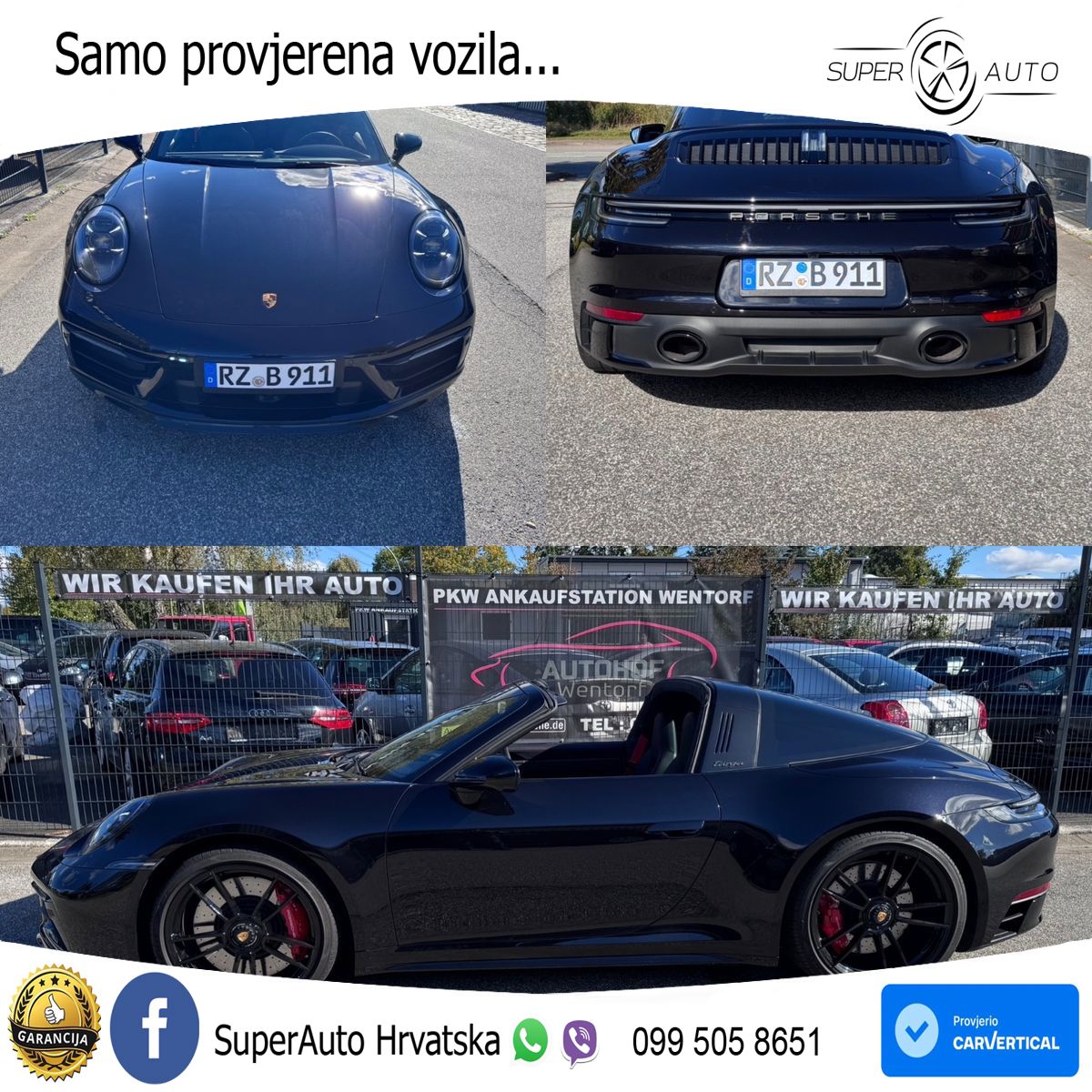 Porsche 911 Targa 4 GTS 3.0 (480 KS) PDK MATRIX+GR SJED+KAM