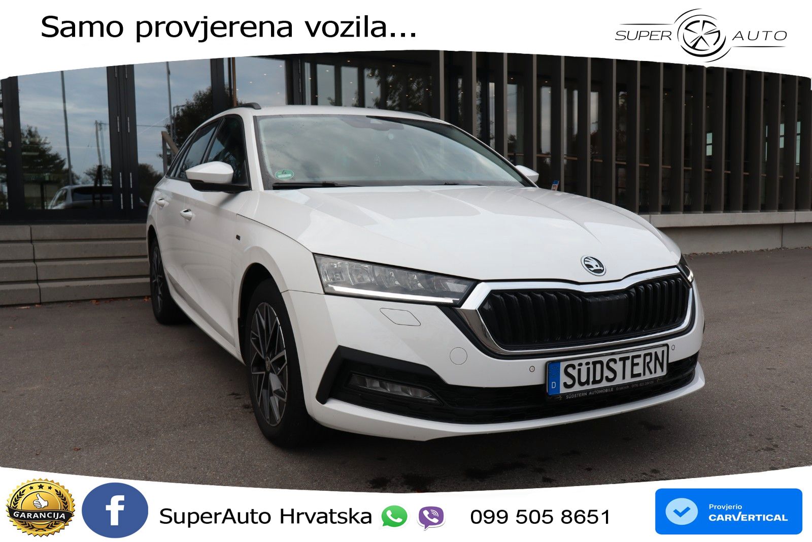 Škoda Octavia Combi 2.0 TDI (150 KS) DSG LED+GR SJED+ACC