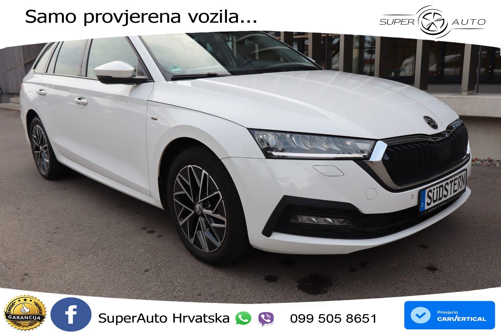Škoda Octavia Combi 2.0 TDI (150 KS) DSG LED+GR SJED+ACC