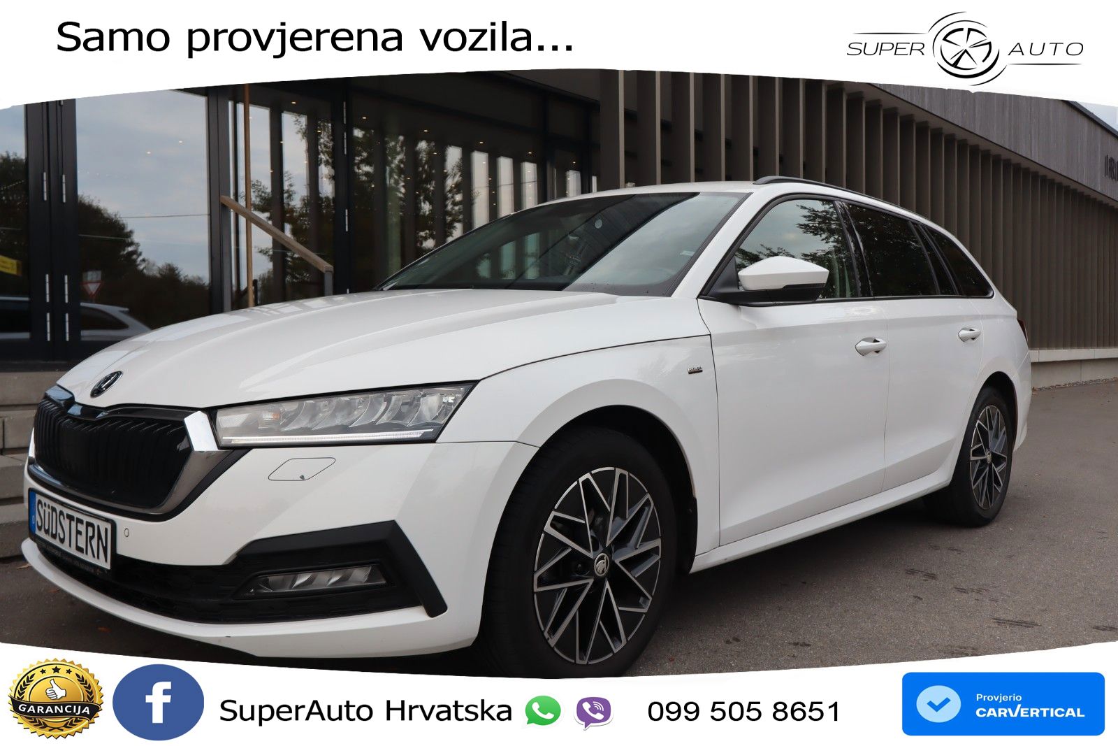 Škoda Octavia Combi 2.0 TDI (150 KS) DSG LED+GR SJED+ACC