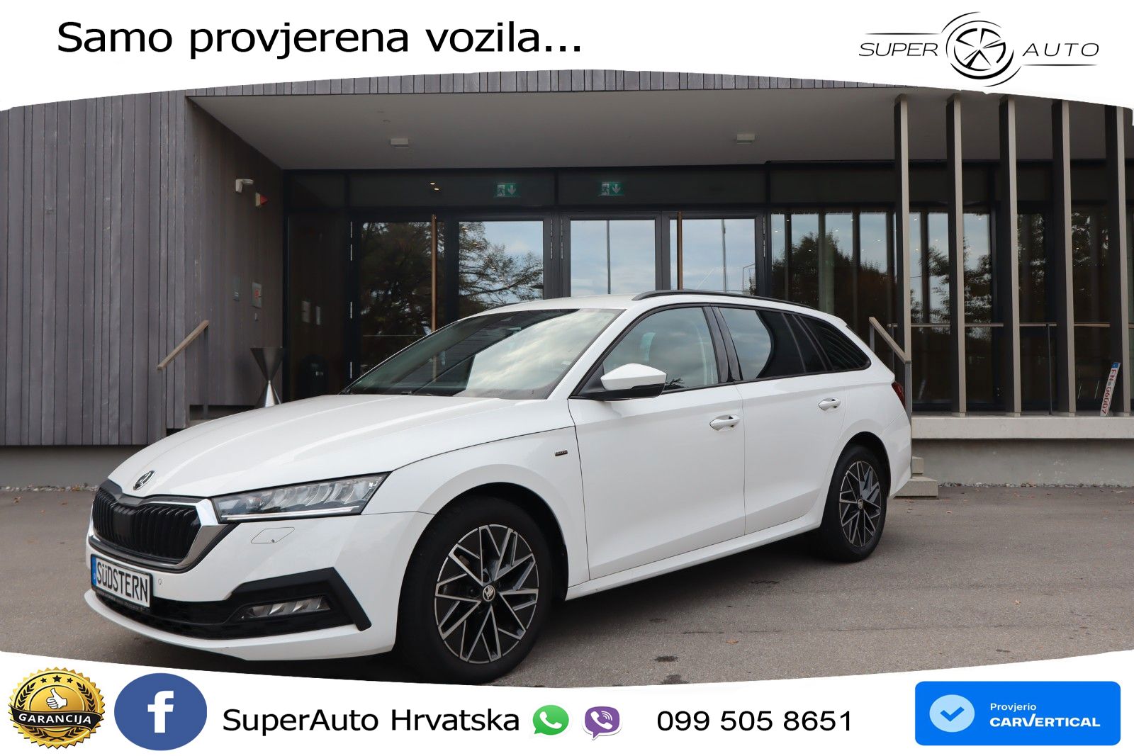 Škoda Octavia Combi 2.0 TDI (150 KS) DSG LED+GR SJED+ACC
