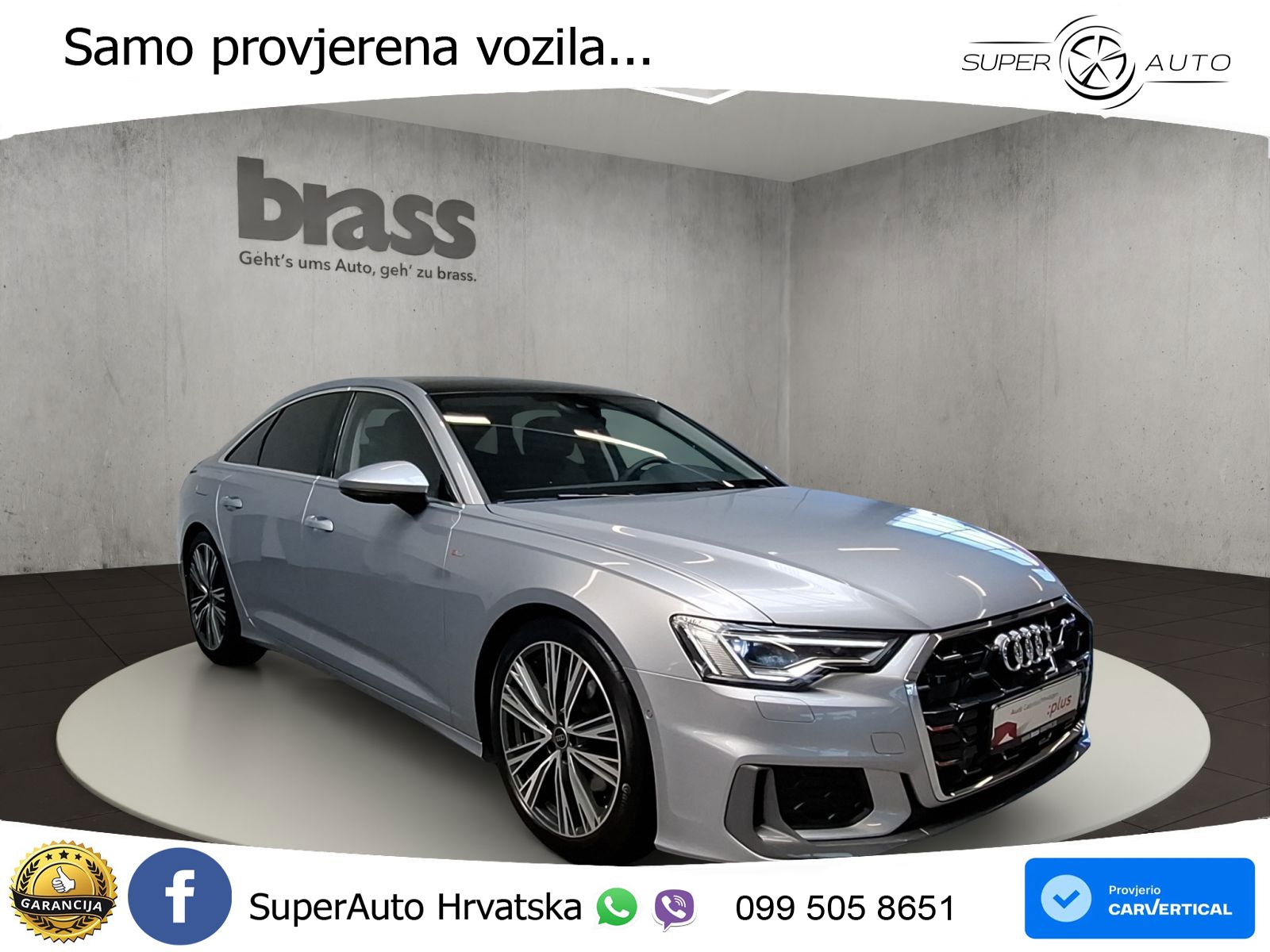 Audi A6 50 TDI V6 (286 KS) quattro tiptronic S line LED+GR SJED+ACC