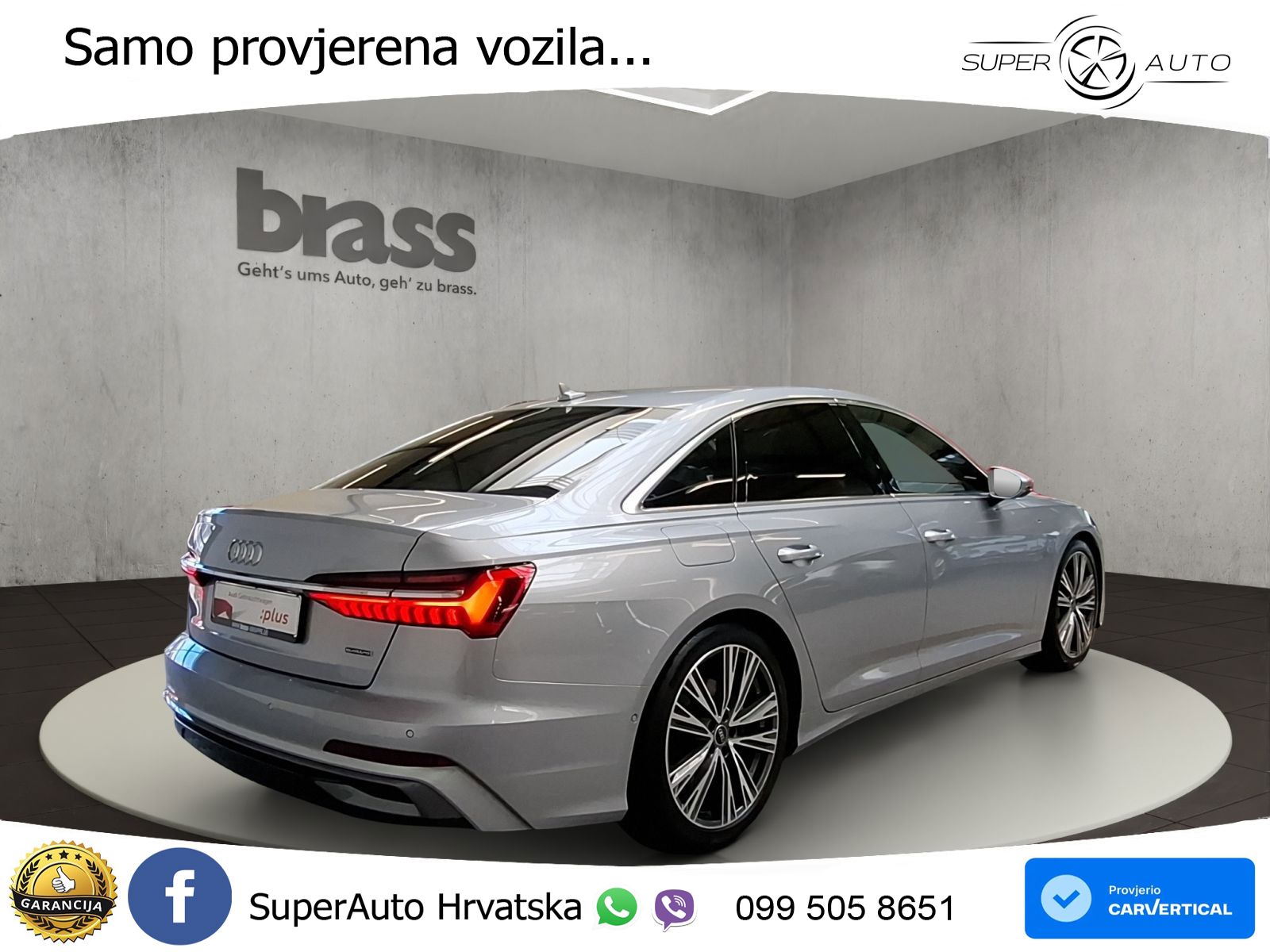 Audi A6 50 TDI V6 (286 KS) quattro tiptronic S line LED+GR SJED+ACC