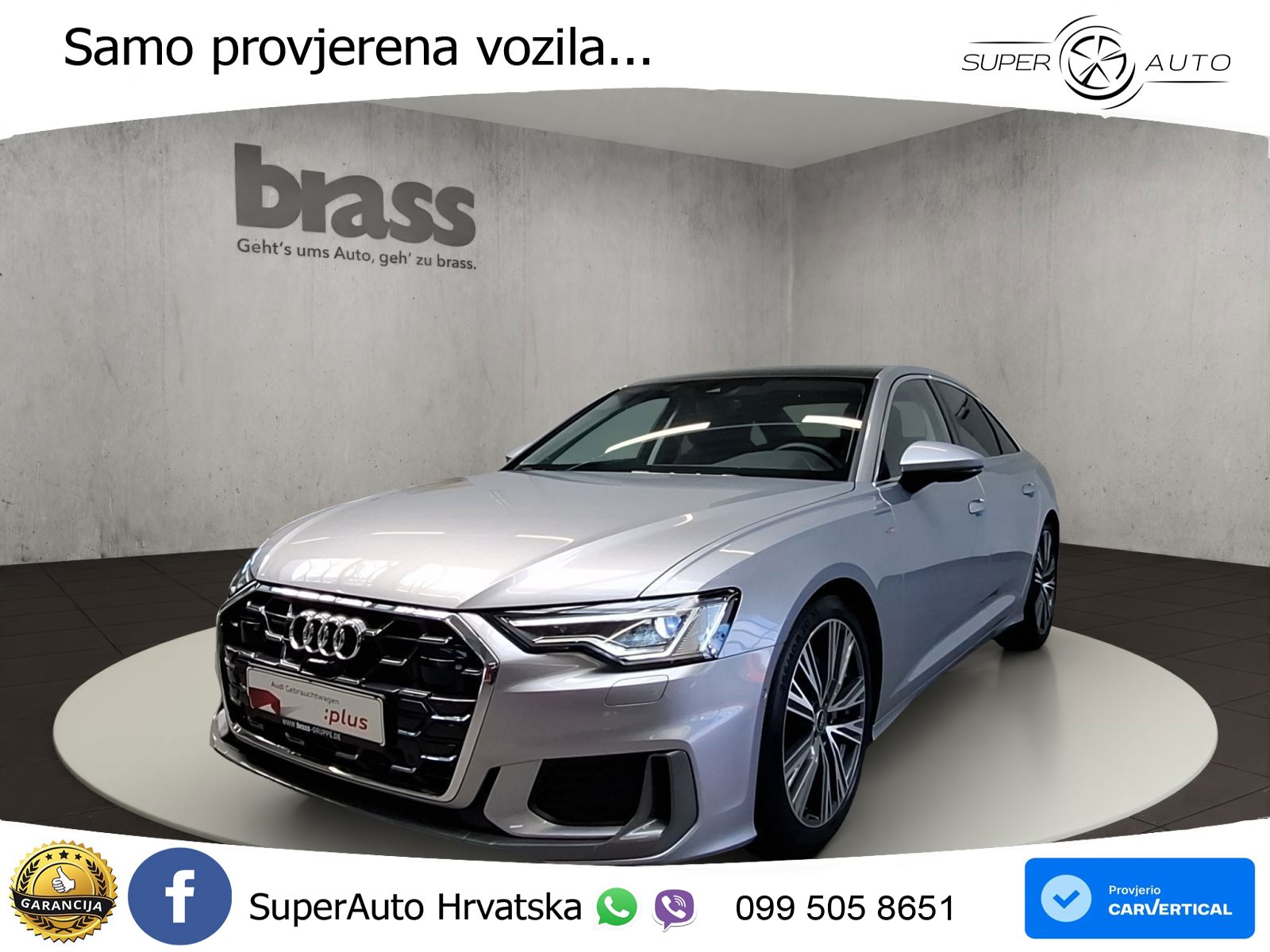 Audi A6 50 TDI V6 (286 KS) quattro tiptronic S line LED+GR SJED+ACC