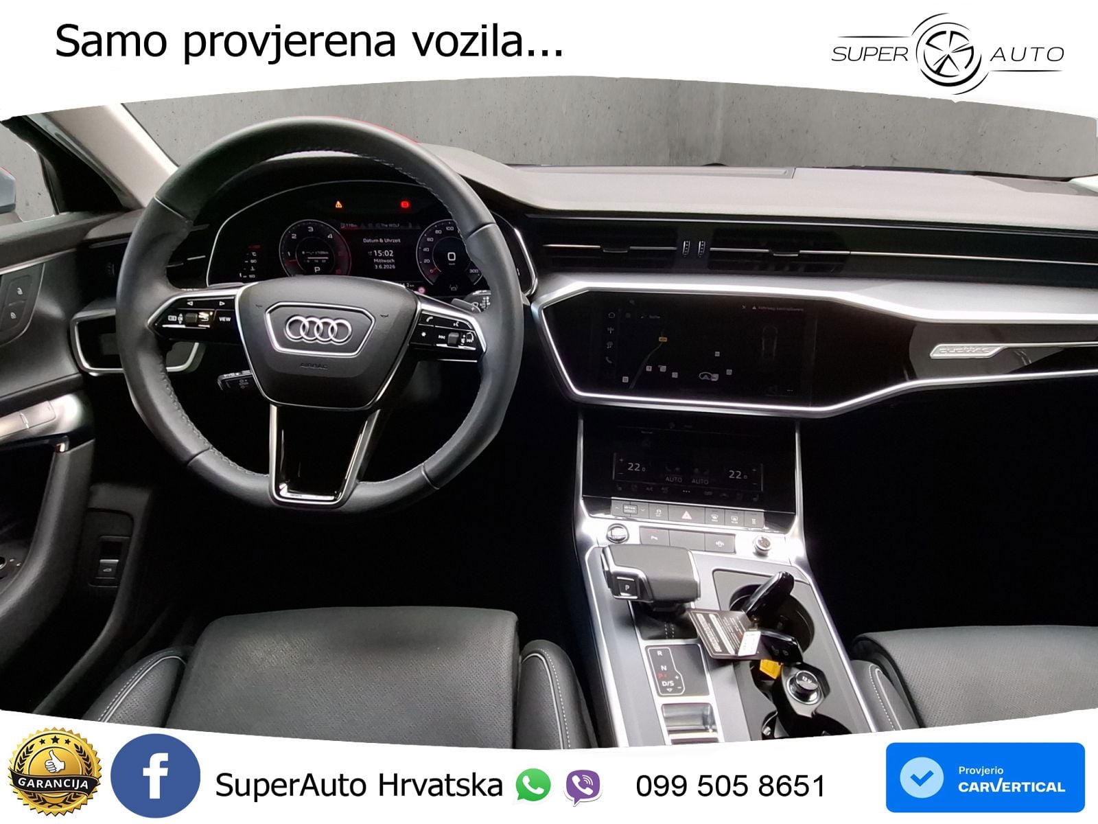 Audi A6 50 TDI V6 (286 KS) quattro tiptronic S line LED+GR SJED+ACC