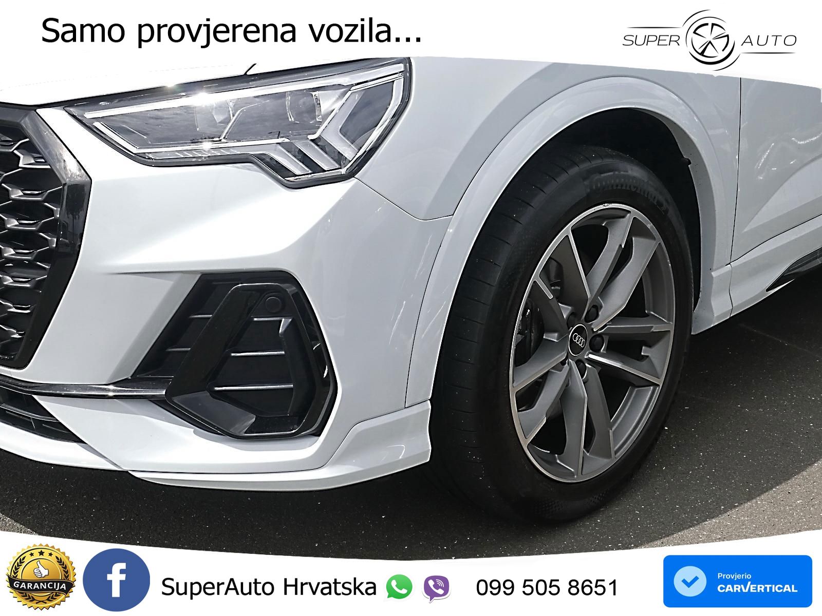 Audi Q3 II Sportback 40 TFSI (190 KS) quattro S tronic 2x S line LED+GR SJED+ACC