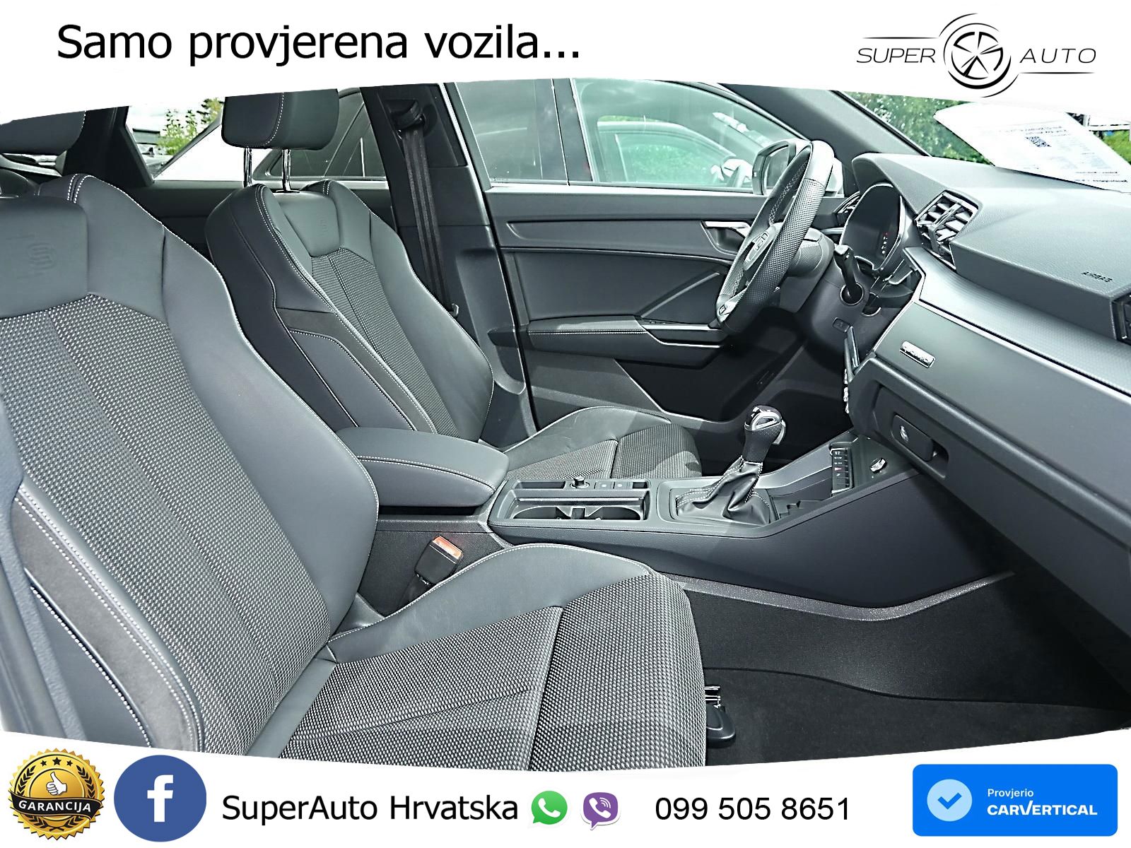 Audi Q3 II Sportback 40 TFSI (190 KS) quattro S tronic 2x S line LED+GR SJED+ACC