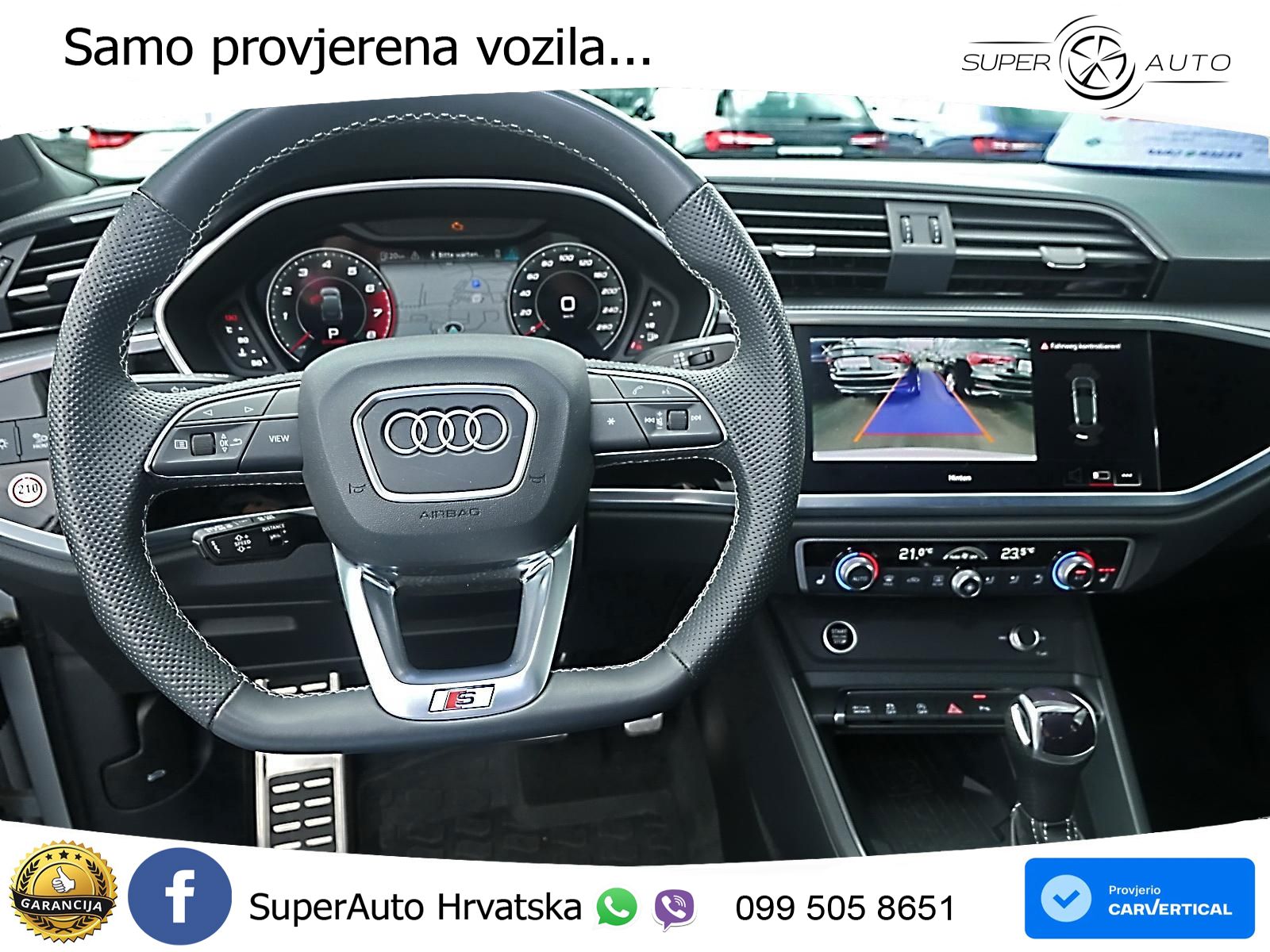 Audi Q3 II Sportback 40 TFSI (190 KS) quattro S tronic 2x S line LED+GR SJED+ACC
