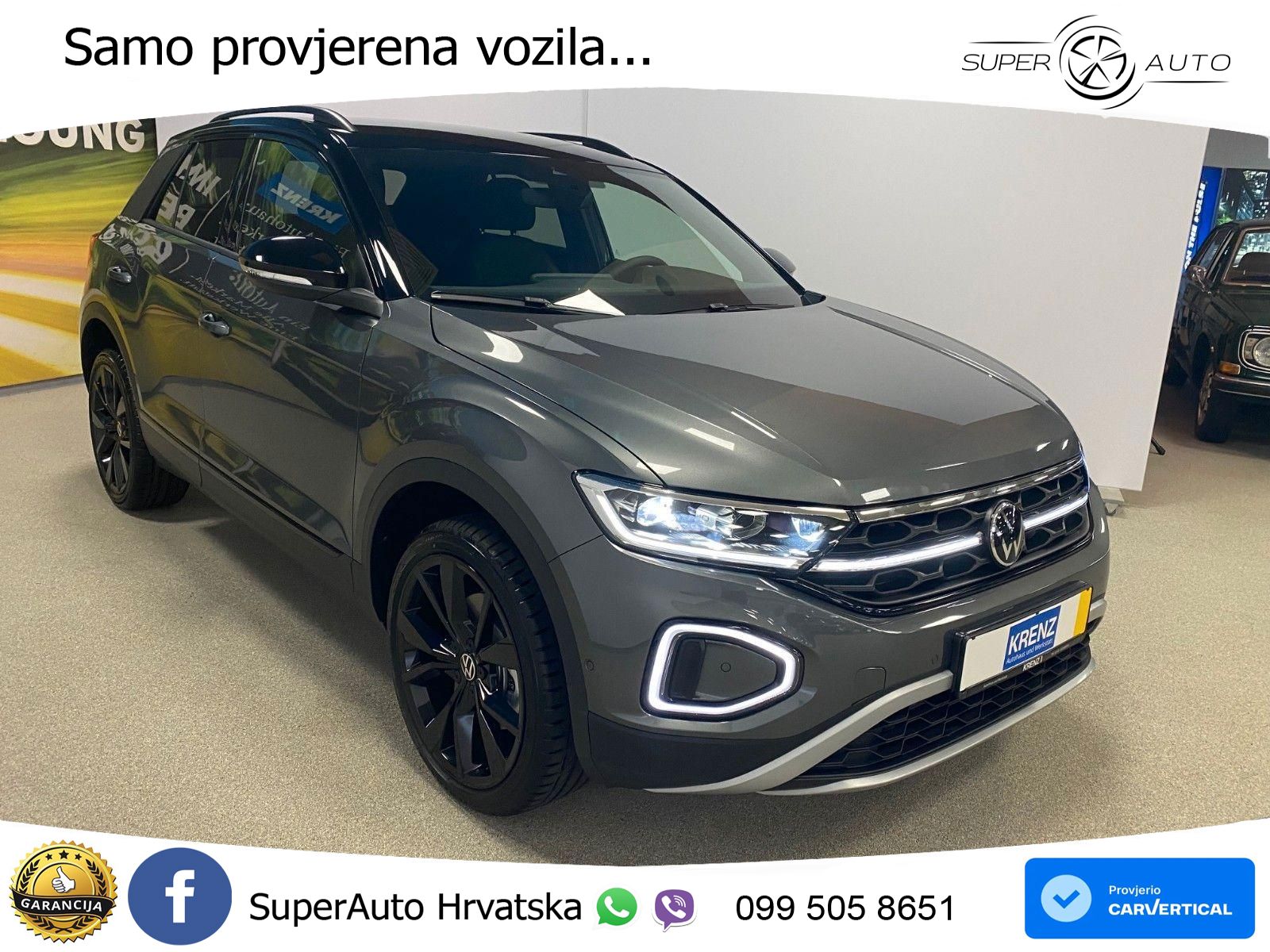 Volkswagen T-Roc 1.5 TSI (150 KS) DSG MATRIX+GR SJED+KAM