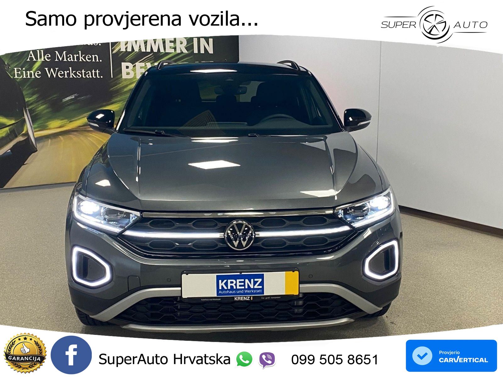 Volkswagen T-Roc 1.5 TSI (150 KS) DSG MATRIX+GR SJED+KAM