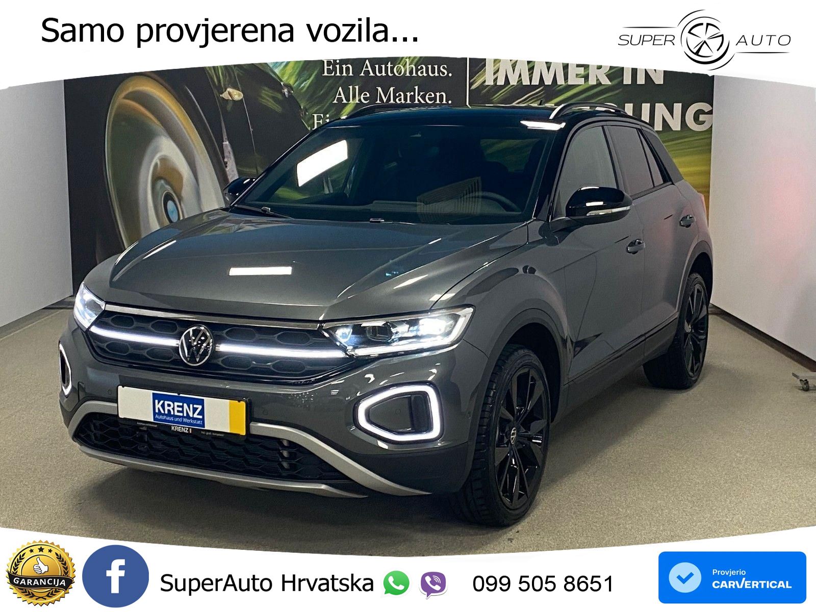 Volkswagen T-Roc 1.5 TSI (150 KS) DSG MATRIX+GR SJED+KAM