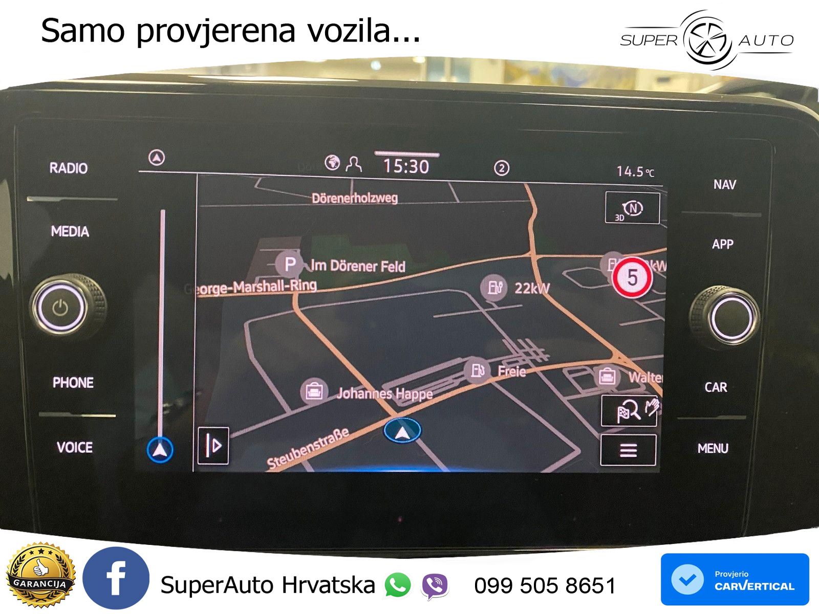 Volkswagen T-Roc 1.5 TSI (150 KS) DSG MATRIX+GR SJED+KAM